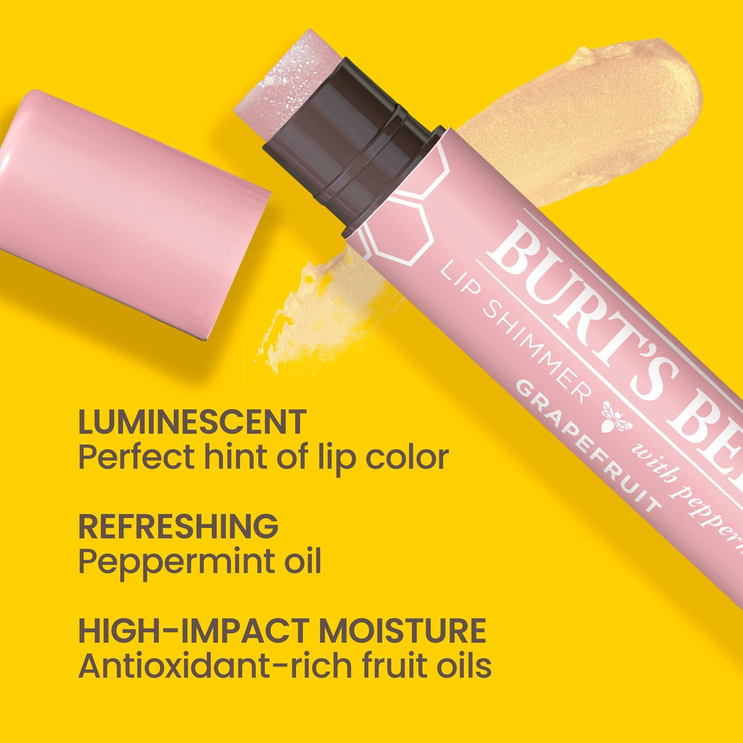 Burt's Bees Shimmer Lip Tint Set, Mothers Day Gifts, Tinted Lip Balm Stick, Moisturizing for All Day Hydration with Natural Origin Glowy Pigmented Beauty and Personal Care Burt's Bees