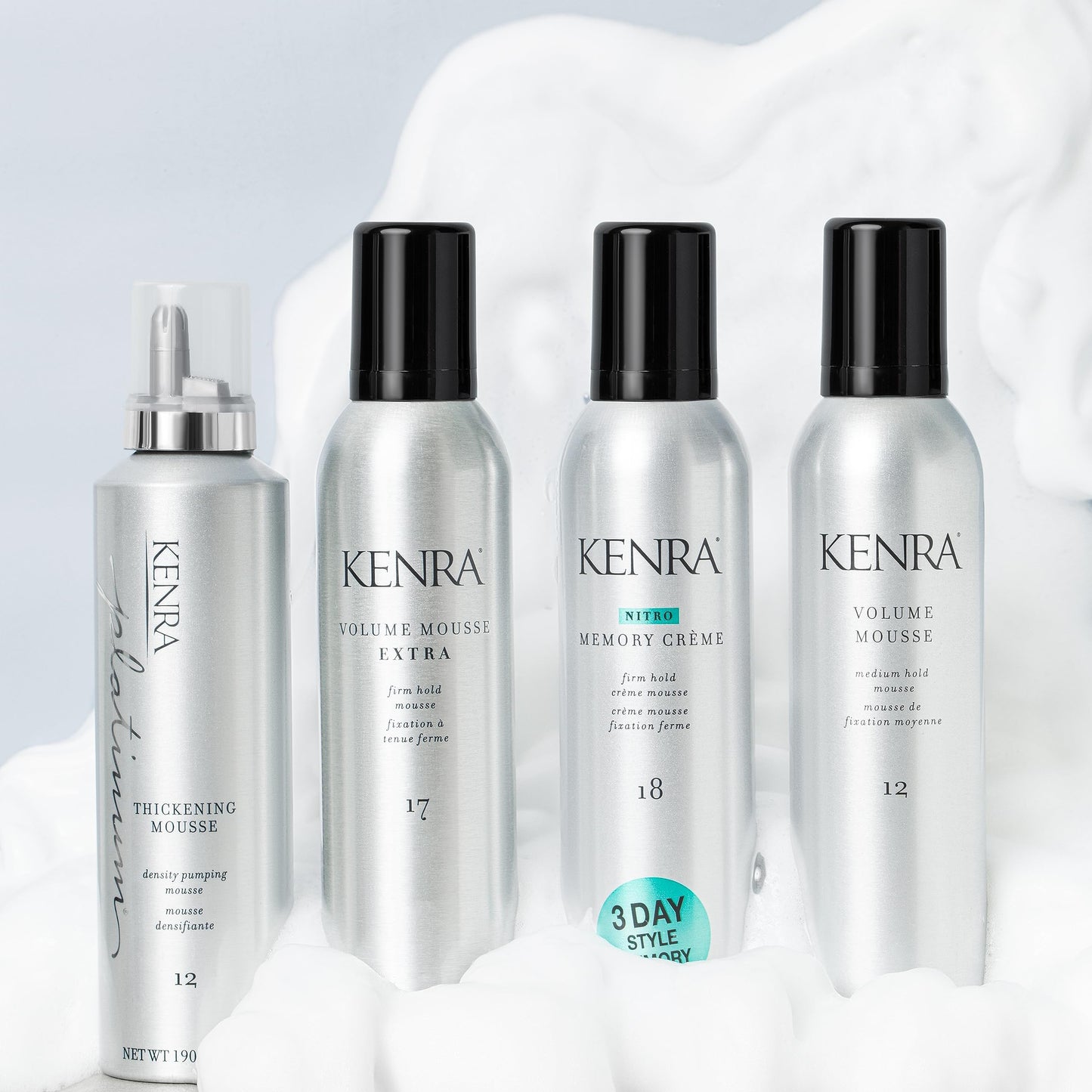 Kenra Platinum Thickening Mousse 12 | Volumizing Styler | Adds Fullness & Body | Humidity Protection Up To 48 hours | Desity Plumping up tp 150% | Beauty & Personal Care Kenra