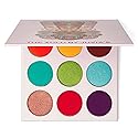 Juvia's Place Palette The Zulu - Turquoise, Red, Purple, Shades of 9, Colorful, Vivid, Vibrant Palette, Pigmented Makeup Palette Color & Shine Beauty & Personal Care Juvia's Place