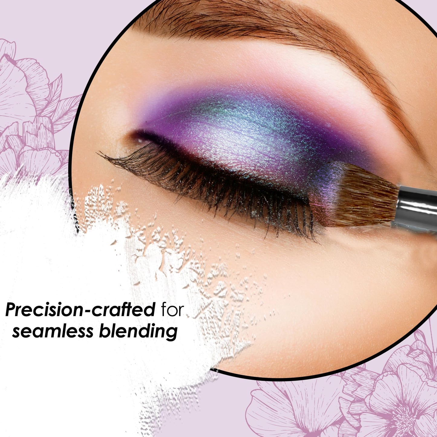 Beth Bender Beauty Pro All Over Eye Shader and Fluff Brush - Makeup Brush for Eye Makeup Beauty & Personal Care Beth Bender Beauty