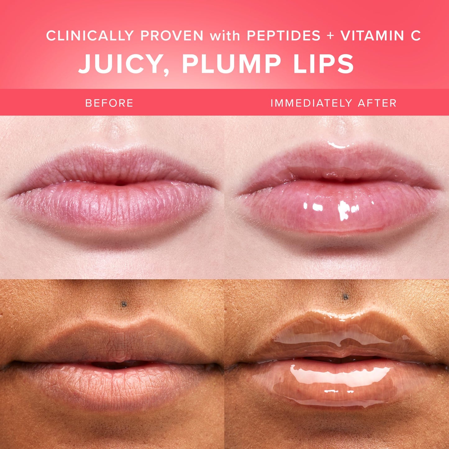 Farmacy Peptide Lip Smoothie - Hydrating Lip Balm with Vitamin C to Visibly Plump & Smooth Lines - Nourishing Treatment with a High-Gloss Finish Beauty & Personal Care Farmacy