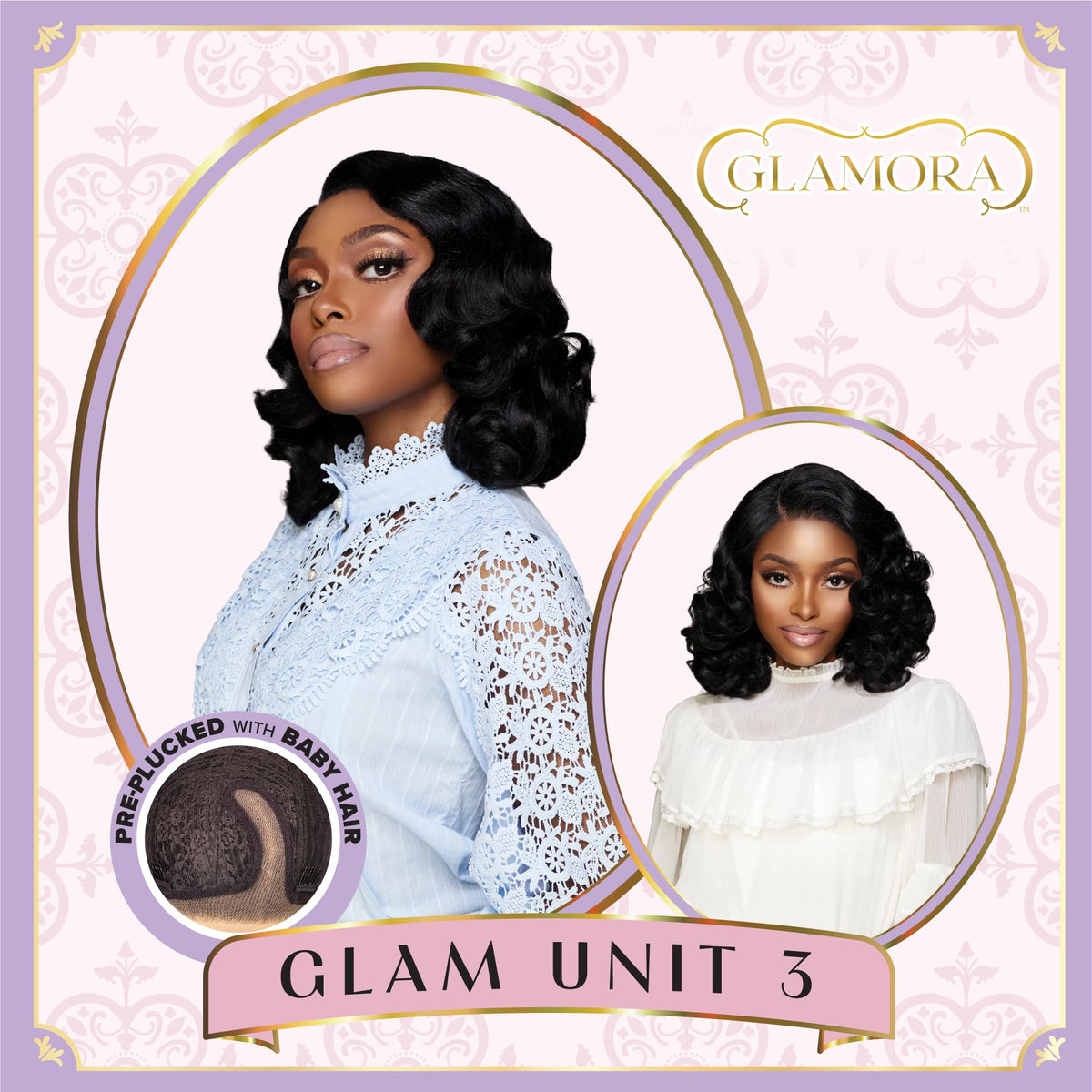 Sensationnel Glamora Lace Front Wig-Glam Unit 3, 2 DARKBROWN
