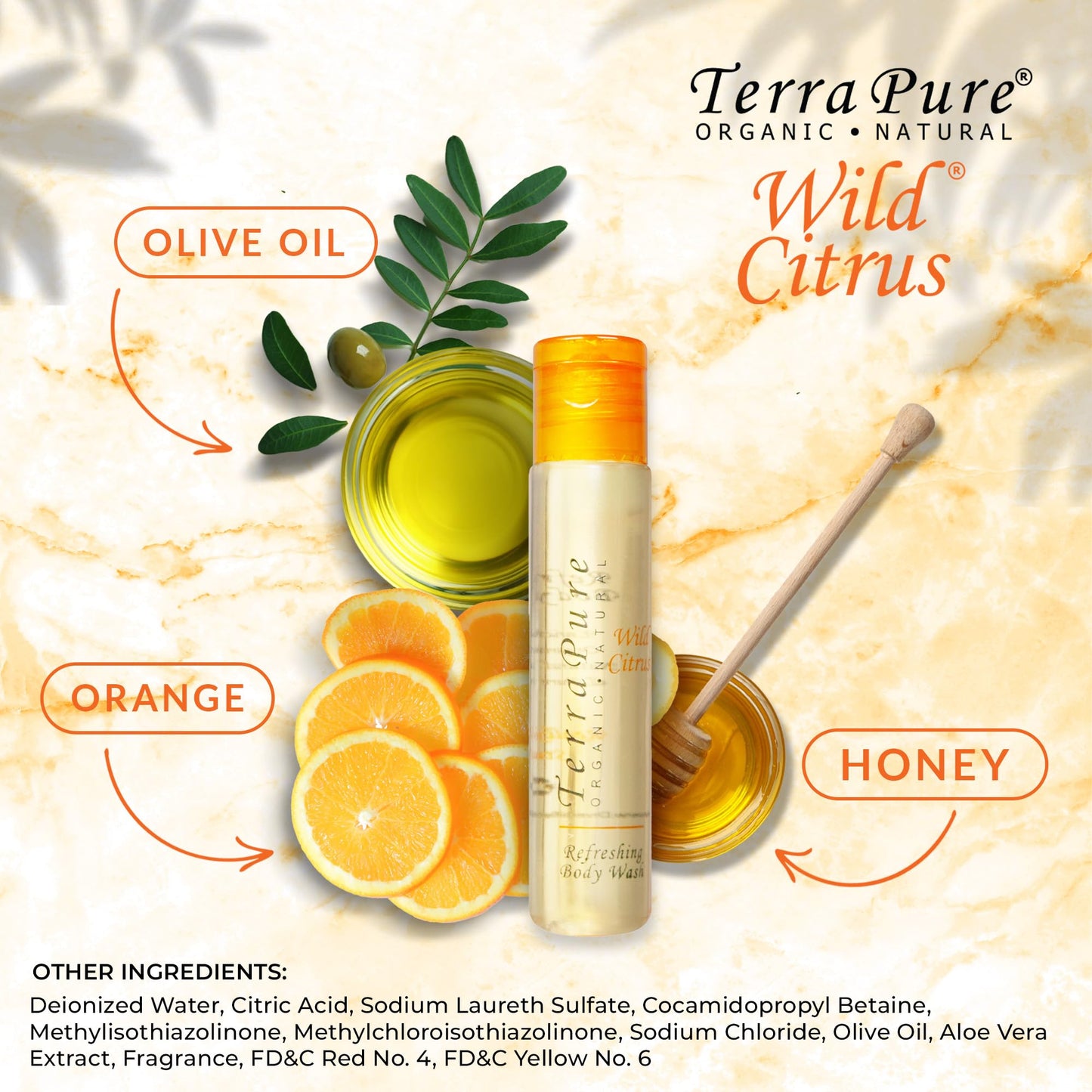 Terra Pure Wild Citrus Body Wash, Travel Size Hotel, 1 oz (Case of 250) Beauty & Personal Care Terra Pure