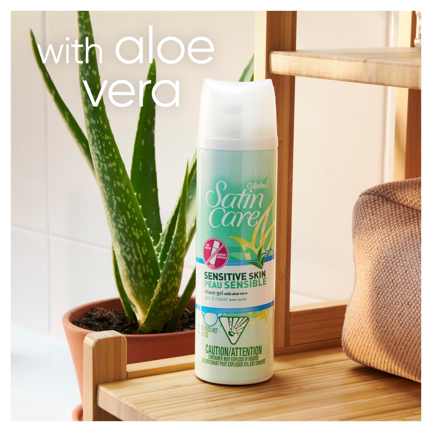 Gillette Venus Satin Care Sensitive Skin Shave Gel for Women, 7 Oz, Pack of 2 Beauty and Personal Care Gillette Venus