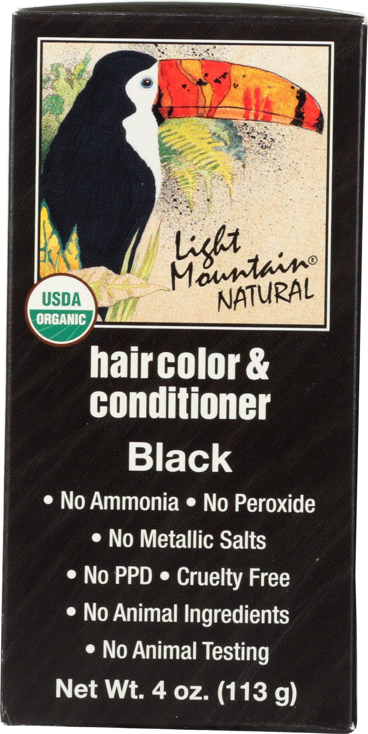 Light Mountain, Hair Color Henna Black Organic, 4 Ounce Beauty & Personal Care LIGHT MOUNTAIN