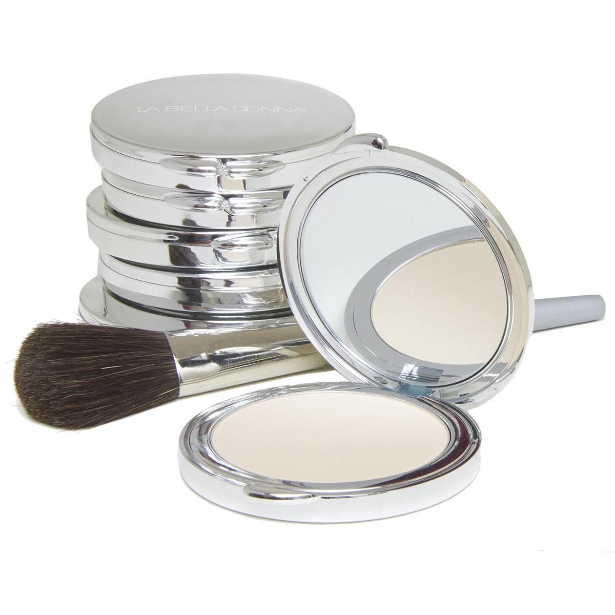 La Bella Donna Compressed Mineral Foundation - Face Powder Makeup Natural Looking Glowing Skin Wrinkle Defying Mattifying Finish Contour Makeup Long Beauty & Personal Care La Bella Donna