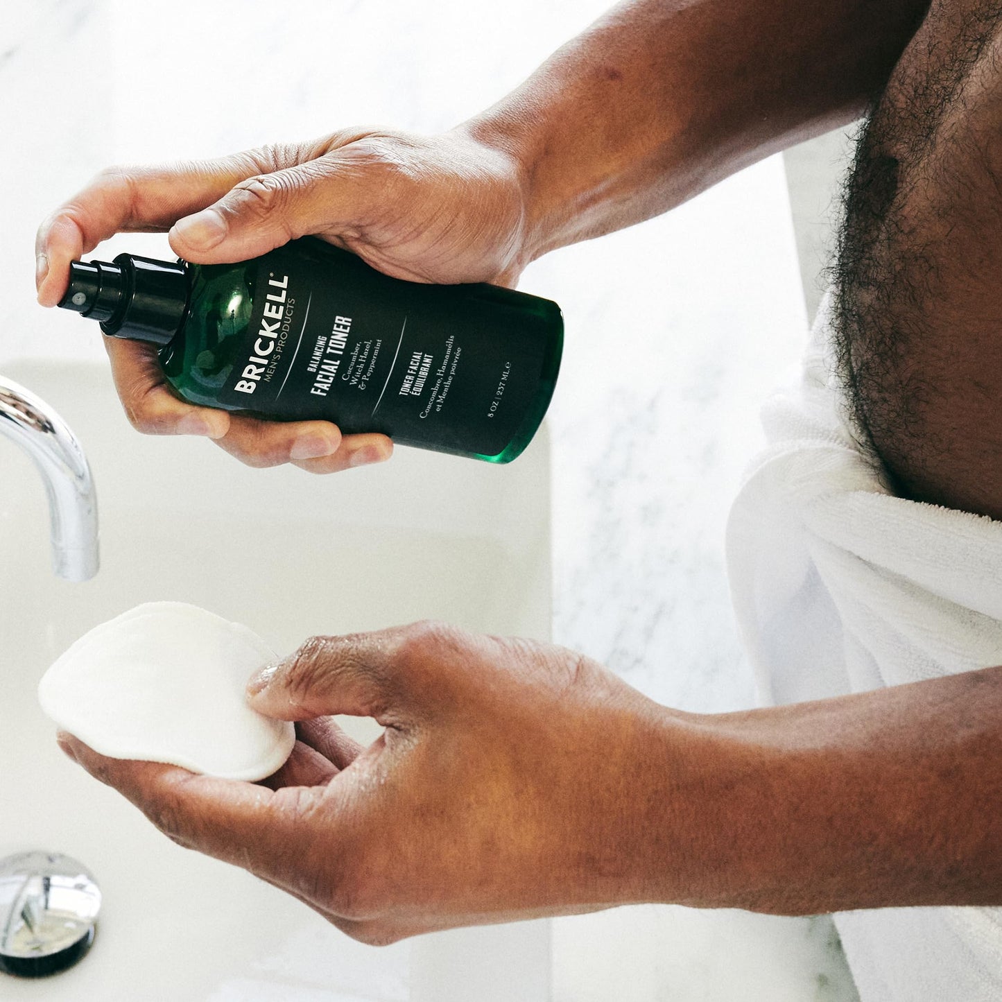 Brickell Men's Daily Elite Face Care Routine I, Toner, Gel Facial Wash, Face Scrub, Anti-Aging Night Cream, Eye Cream, Charcoal Mask and Moisturizer Beauty & Personal Care Brickell Men's Products