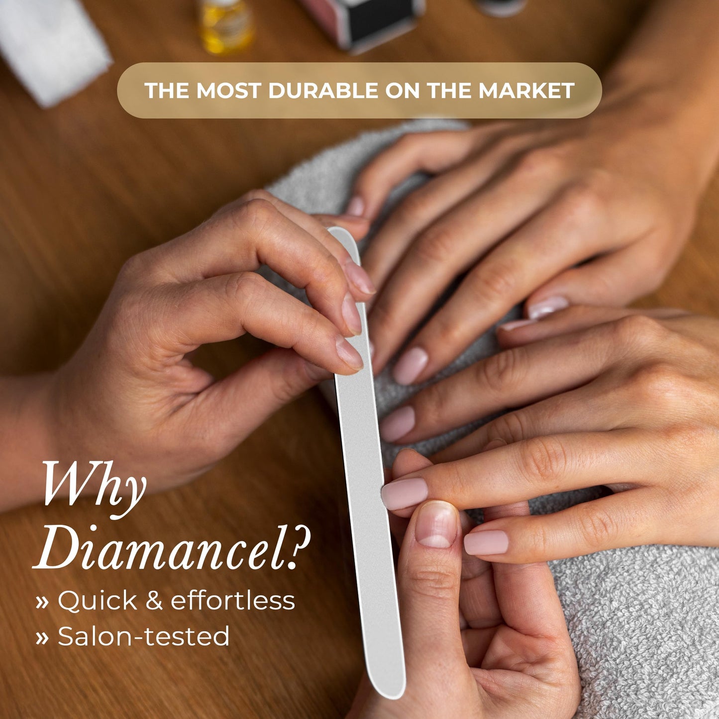 Diamancel Luxury Diamond Nail File - #1 Fine Grit Finishing File for Fingernails Beauty & Personal Care Diamancel