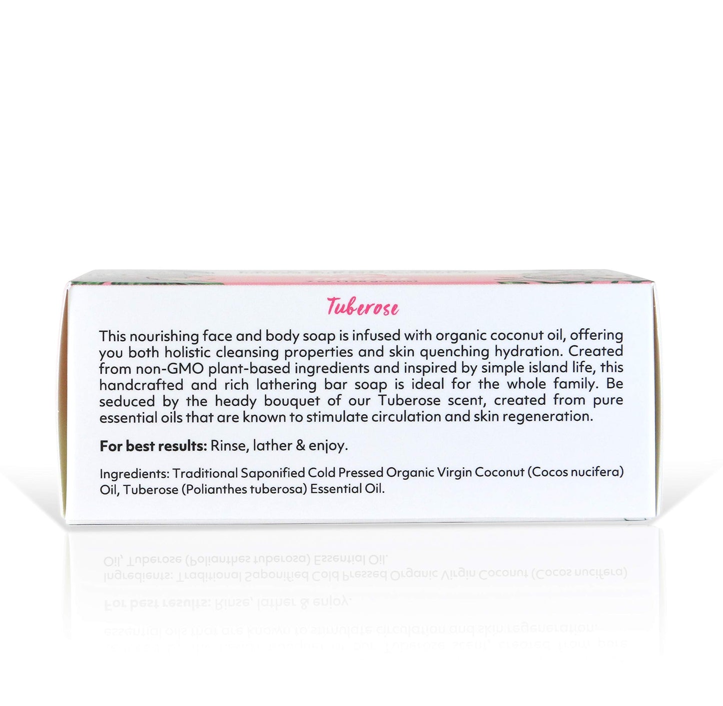 Coco Fiji, Coconut Oil Infused Soap, Bar 7oz (Tuberose, Pack of 2) Beauty & Personal Care Organic Fiji