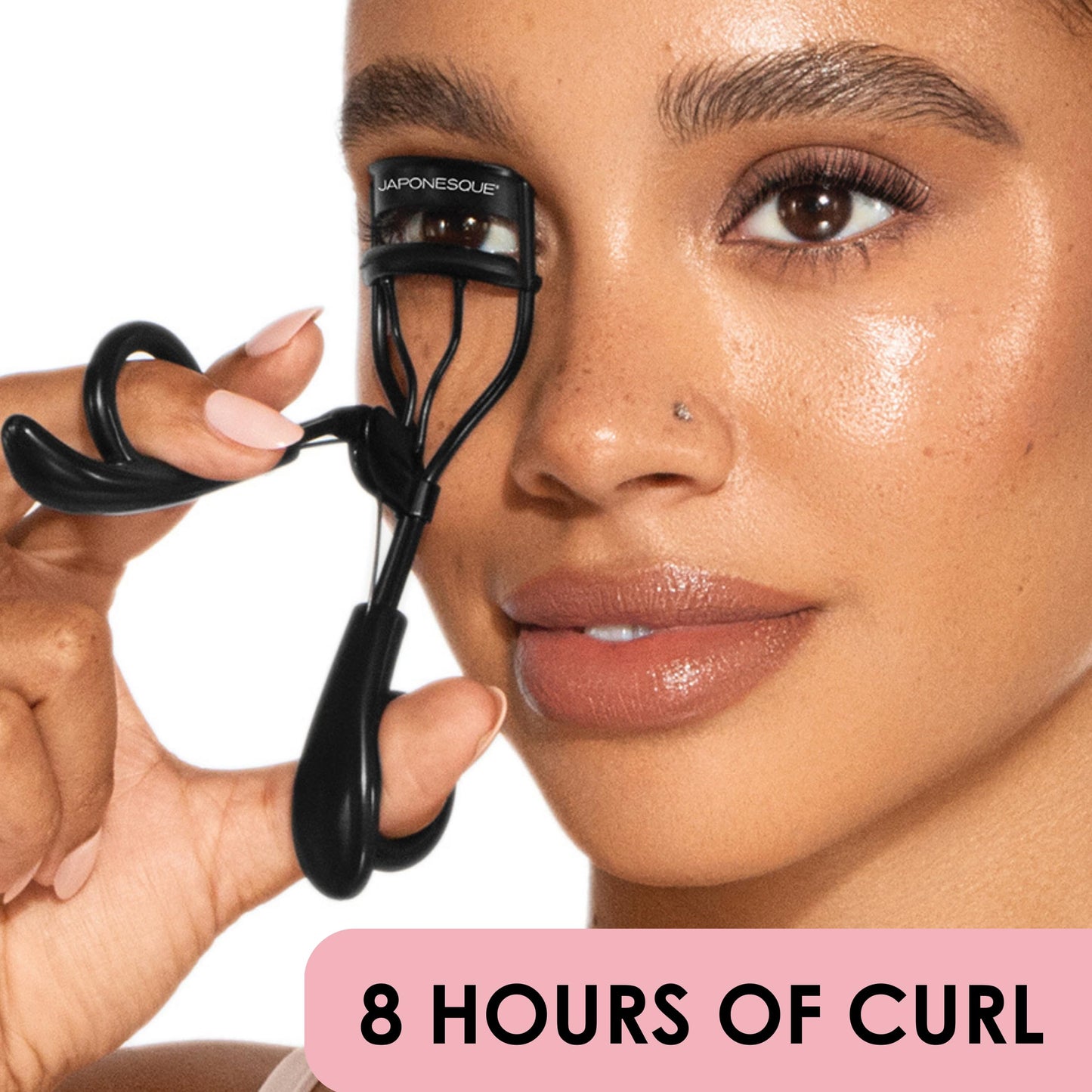 JAPONESQUE Pro Performance Lash Curler with Natural Arch for Sweeping Volume on Natural or False Lashes, Holds Curl for up to 8 Hours, Includes 1 Beauty & Personal Care JAPONESQUE