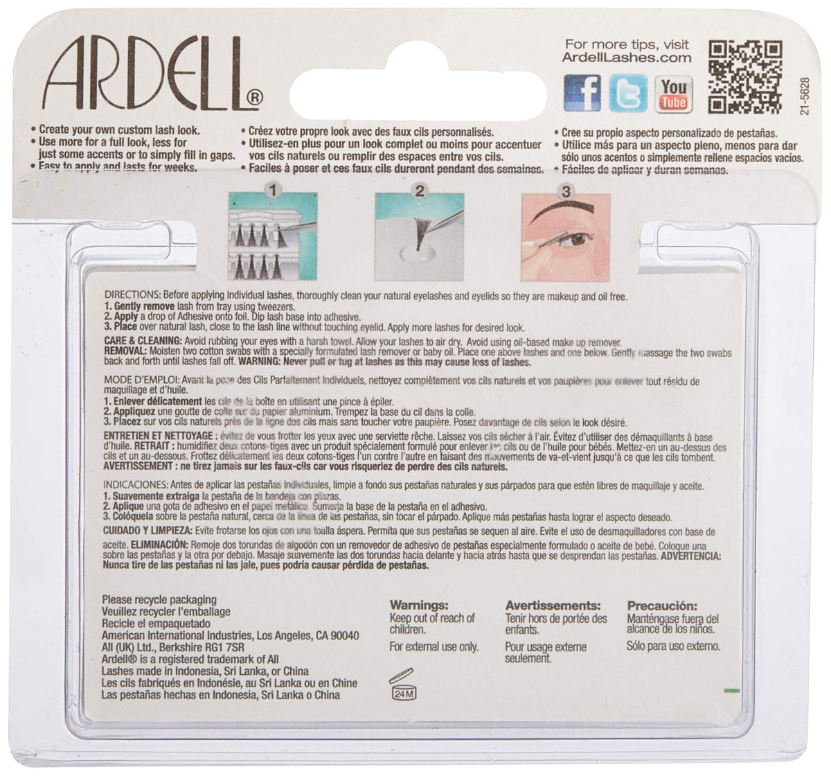 Ardell 30110 Shrtbl Dural Lash False Lashes Beauty & Personal Care Ardell