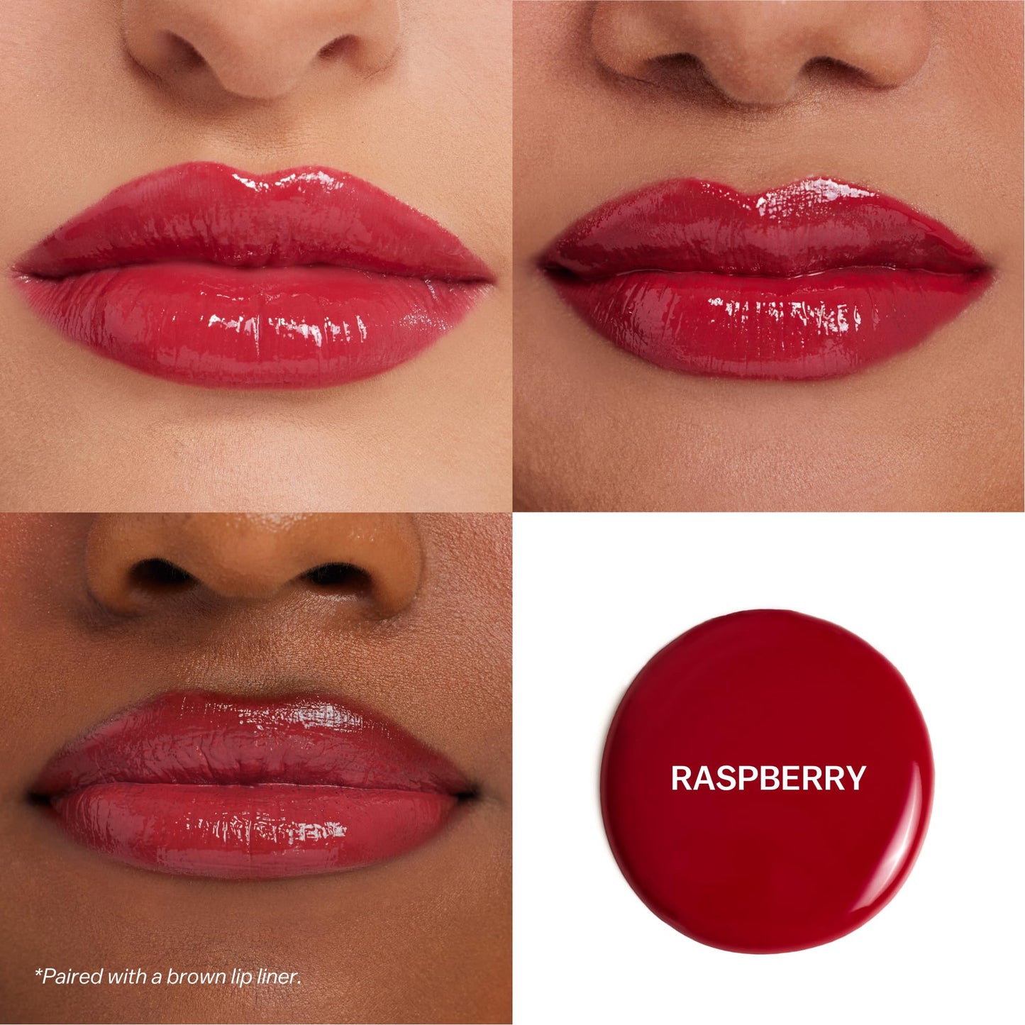 BASMA Beauty Ultra-Hydrating Rich Pigment Lip Gloss, Blurring Gloss with Shine, Non-Sticky High-Impact Color for Dry Lips, Nourishing Comfort, Glossy Beauty & Personal Care BASMA
