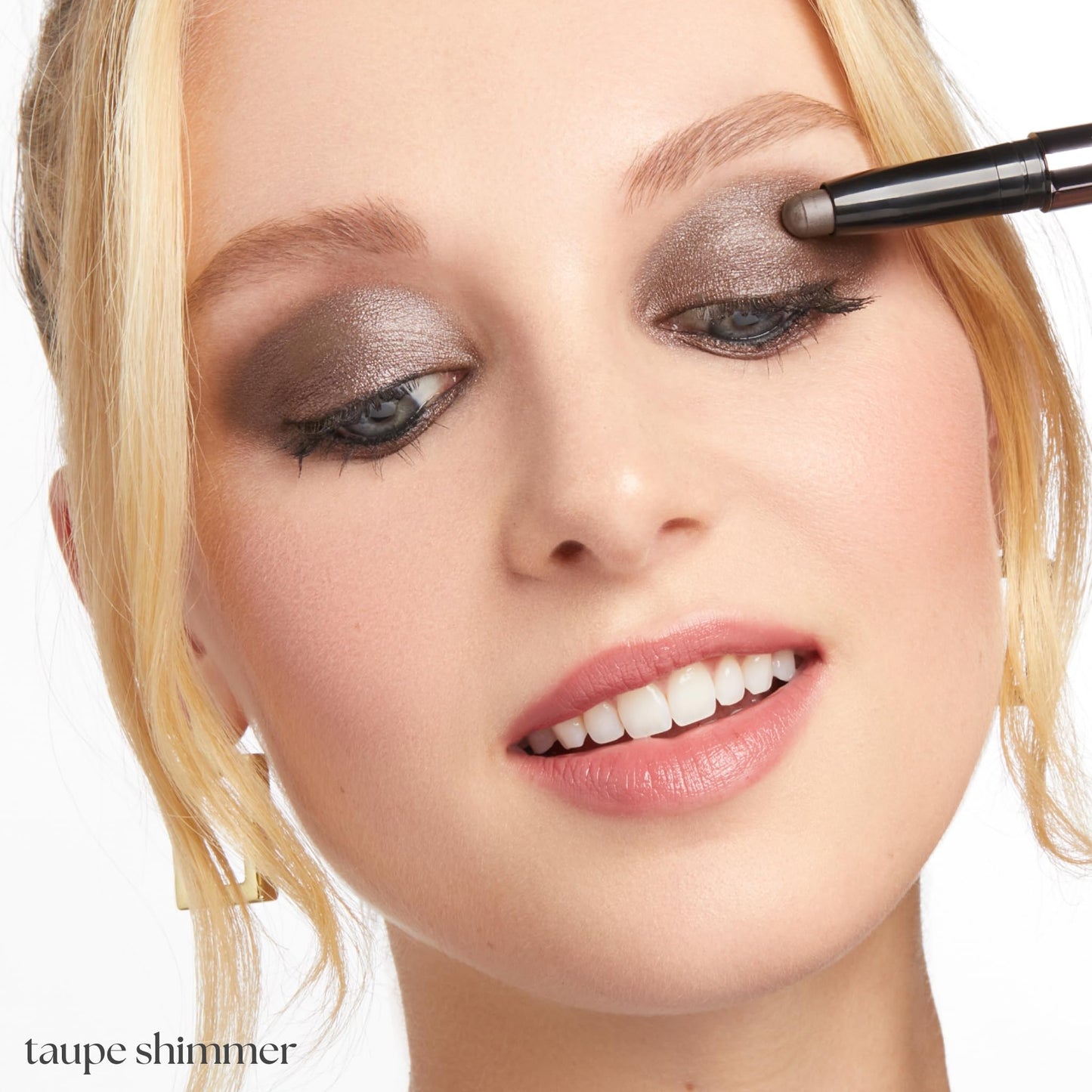 Julep Eyeshadow 101 Crème-to-Powder Waterproof Eyeshadow Stick Duo - Long-Lasting, Crease-Proof, Easy Apply with Built-in Smudger -Taupe Shimmer Beauty & Personal Care Julep