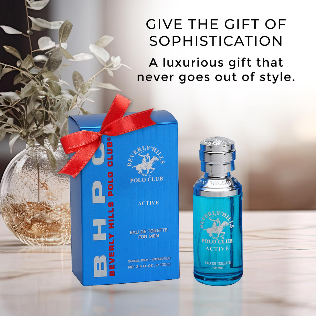 Beverly Hills Polo Club ACTIVE - Cologne for Men with Notes of Citrus - Fresh & Sporty Fragrance Scent - Eau De Toilette Spray 3.40fl.oz / 100ml Beauty & Personal Care Beverly Hills Polo Club