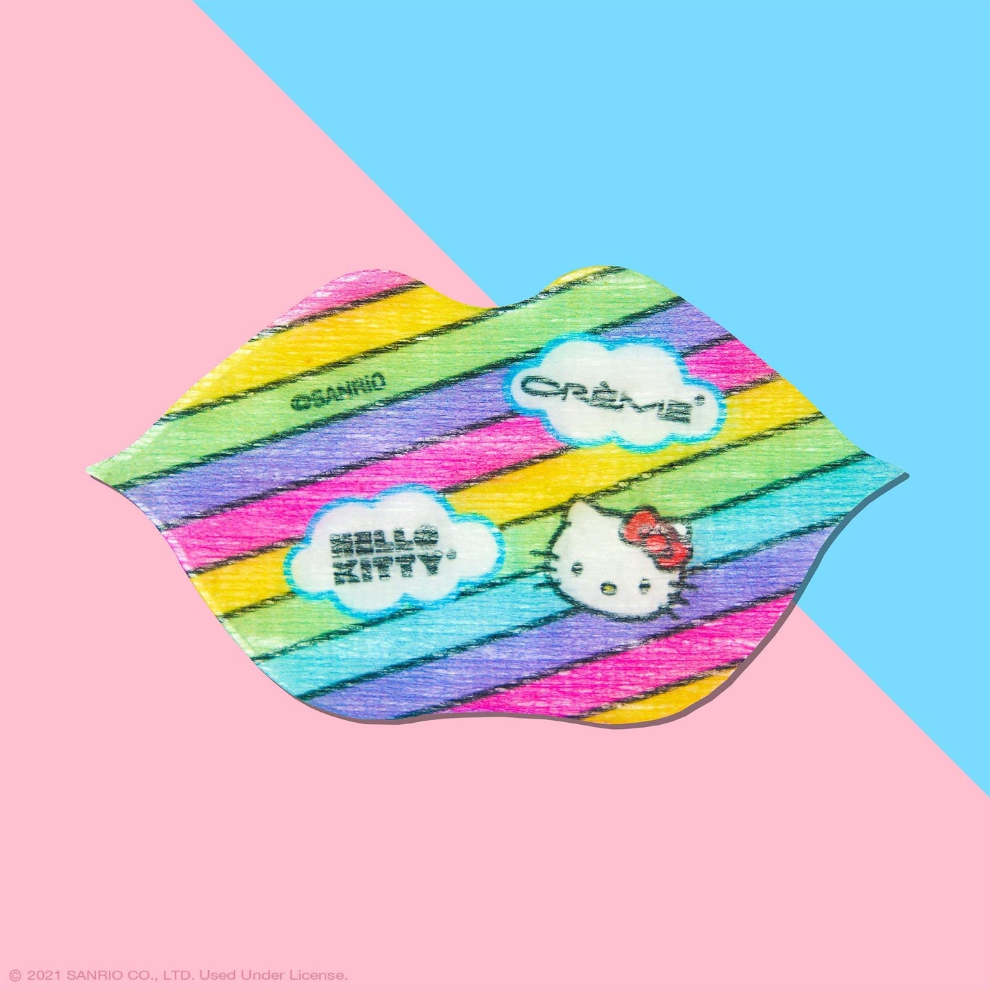 The Crème Shop x Hello Kitty Hydrogel Lip Patch | Strawberry Flavored, Collagen and 24k Gold, Remove Dead Skin, Moisturize lips, Pale Lip Treatment Beauty & Personal Care The Crème Shop