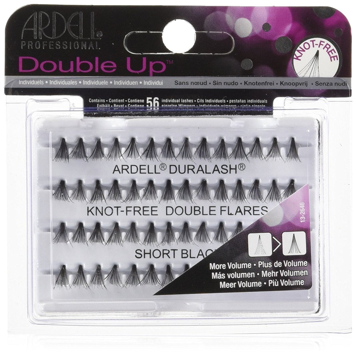 Ardell Double Individuals Knot Free Double Flares Black Short (2 Pack) Beauty & Personal Care Ardell