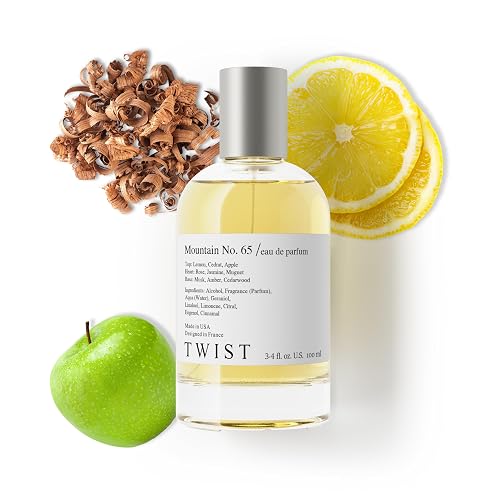 Twist Mountain No. 65 - Eau de Toilette Inspired by DG Lig. Blue, Long-Lasting Perfume for Women, Vegan, Clean Ingredients, Lemon & Apple - Spray 100 Beauty & Personal Care HOUSE OF TWIST