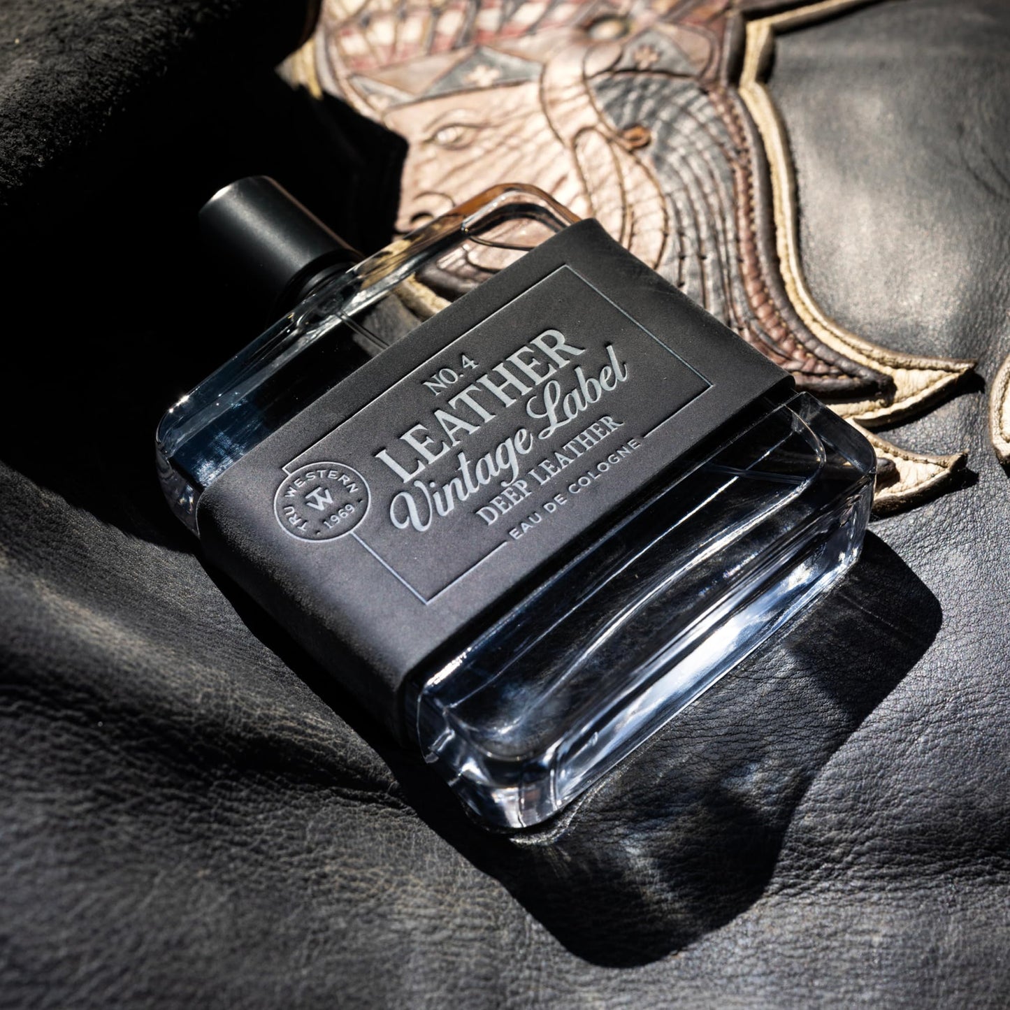 Leather No. 4 by Tru Western, Vintage Label Deep Leather Beauty & Personal Care Tru Fragrance Beauty