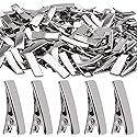 Alligator Hair Clips, 100pcs 2cm Single Prong Duckbill Hair Clips with Teeth Flat Top Crocodile Hair Pins Barrette for Hairbow Accessory Crafts Beauty & Personal Care Hendevl