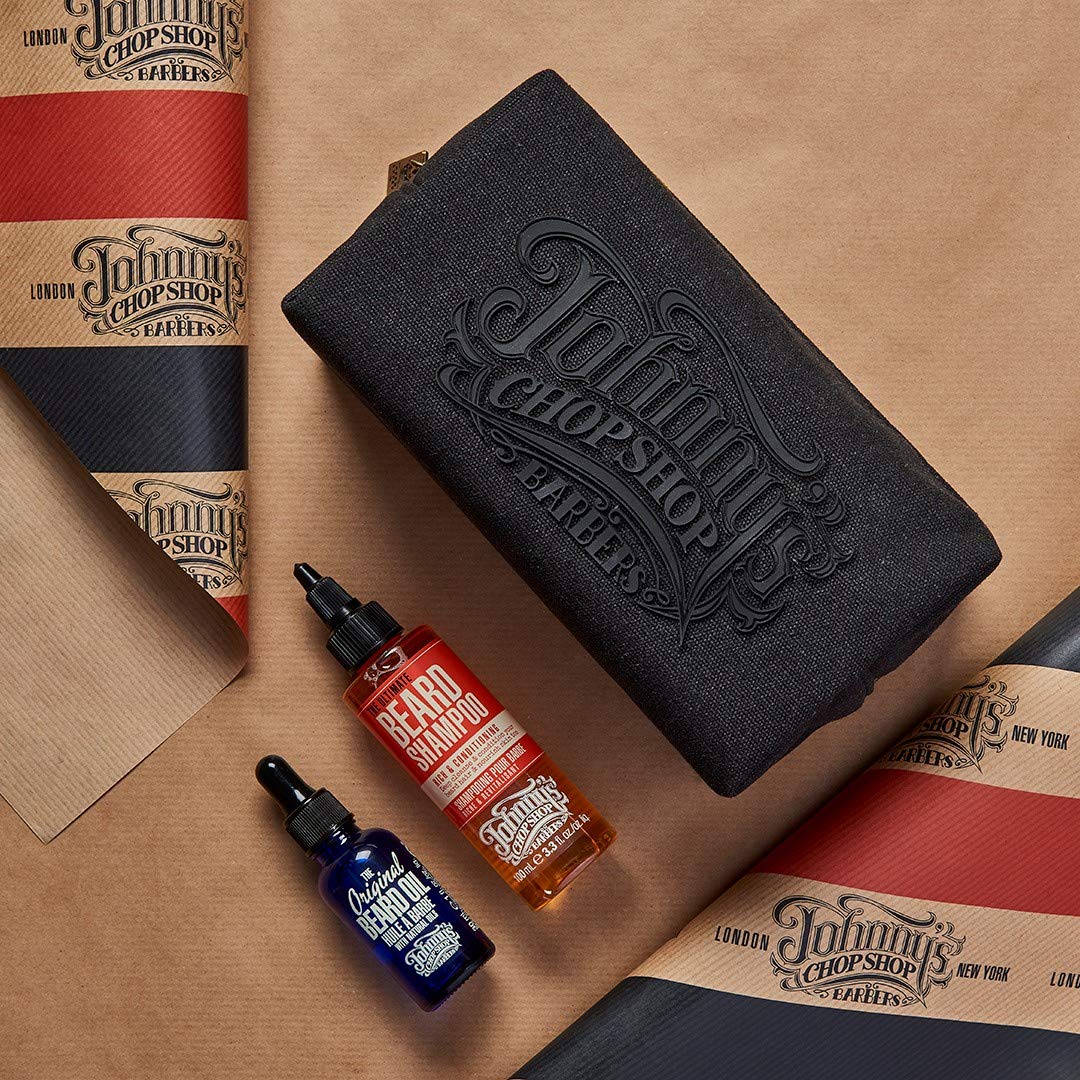 Johnny's Chop Shop Men's Grooming Ultimate Beard Shampoo Rich, Conditioning, Cleansing, Nourishing 3.3 fl oz. (Beard Gift Set Bundle) Beauty and Personal Care Johnny's Chop Shop