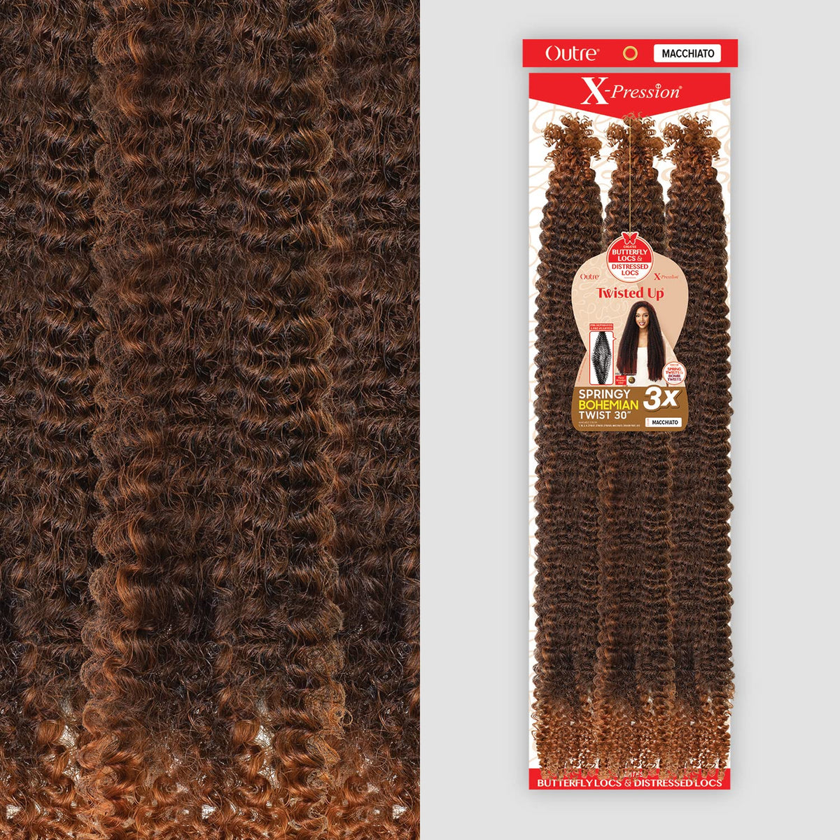 Outre Xpression Twisted Up 3X's Pack Springy Bohemian Twist - 30"