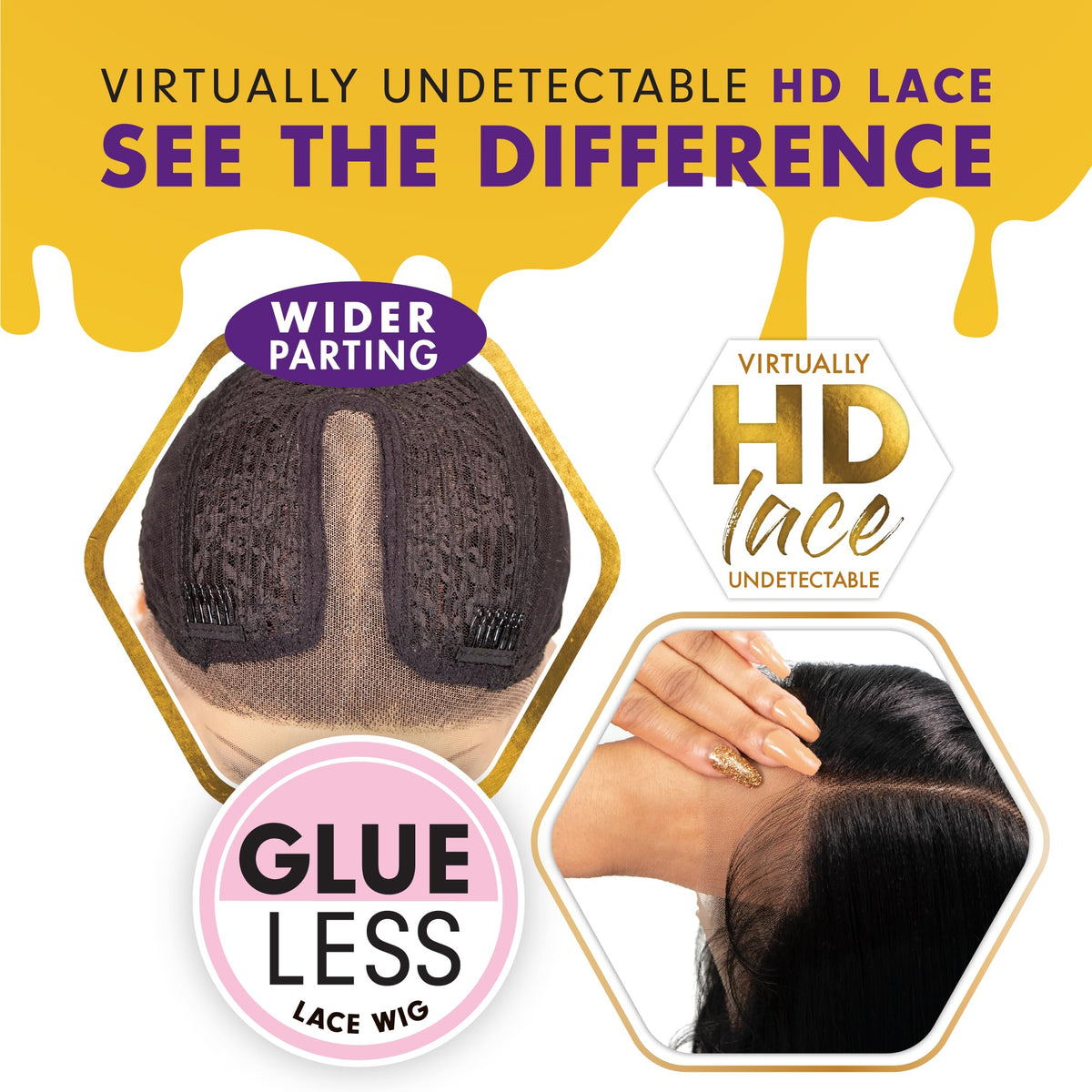 Sensationnel Butta LaceWig-Unit 45, LIGHTASHBROWN