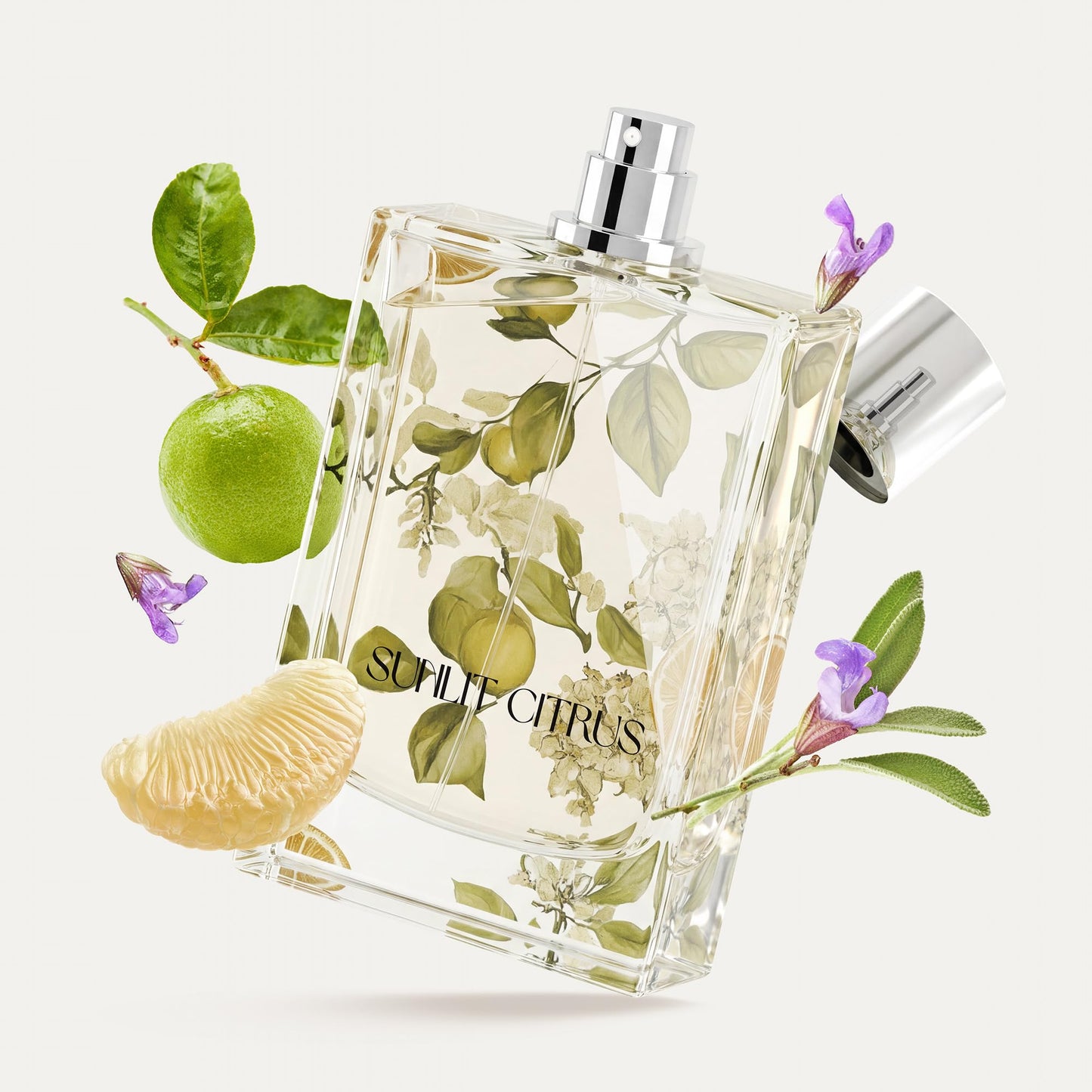 Kumbra With Love Sunlit Citrus Eau de Parfum 100ML - Citrus Perfume for Unisex - Long-Lasting Scent with Grapefruit, Sage & Sea Salt - Vegan Beauty & Personal Care Kumbra With Love