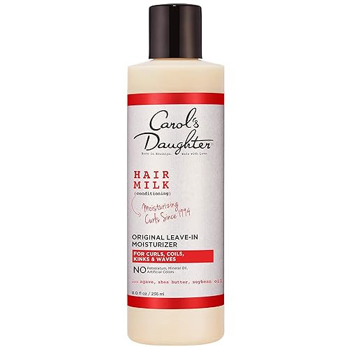 Curly Hair Products by Carol's Daughter, Hair Milk Original Leave-In Moisturizer for Curls, Coils and Waves with Agave and Shea Butter, 8 Fl Oz Beauty & Personal Care Carol's Daughter