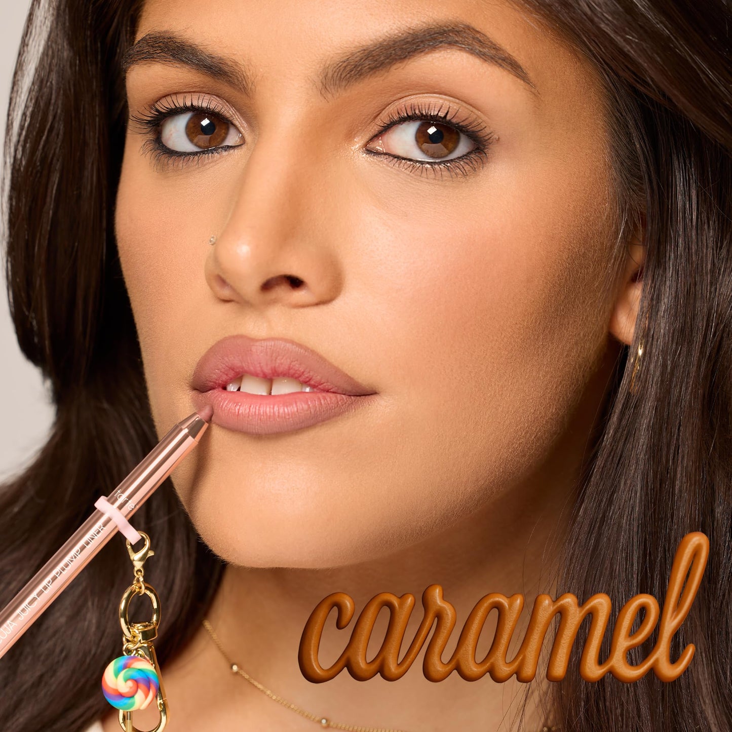 tarte maracuja juicy lip plump liner - Plumping Lip Liner with Hyaluronic Acid to Hydrate Lips, No-Needle Plumping Effect, Includes Mystery Charm Beauty & Personal Care tarte