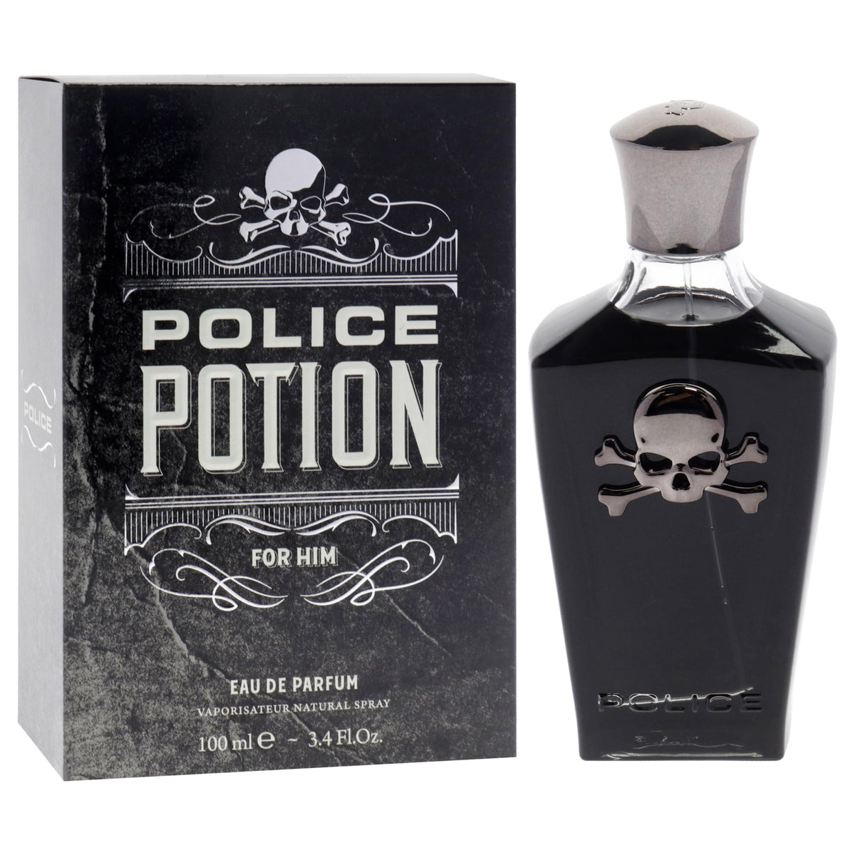 Potion Power For Him by Police for Men - Aromatic Notes That Melt Into Powerful Wood And Musk - A Fragrance To Evoke The Imagination - Sleek Dreamlike Beauty & Personal Care Police