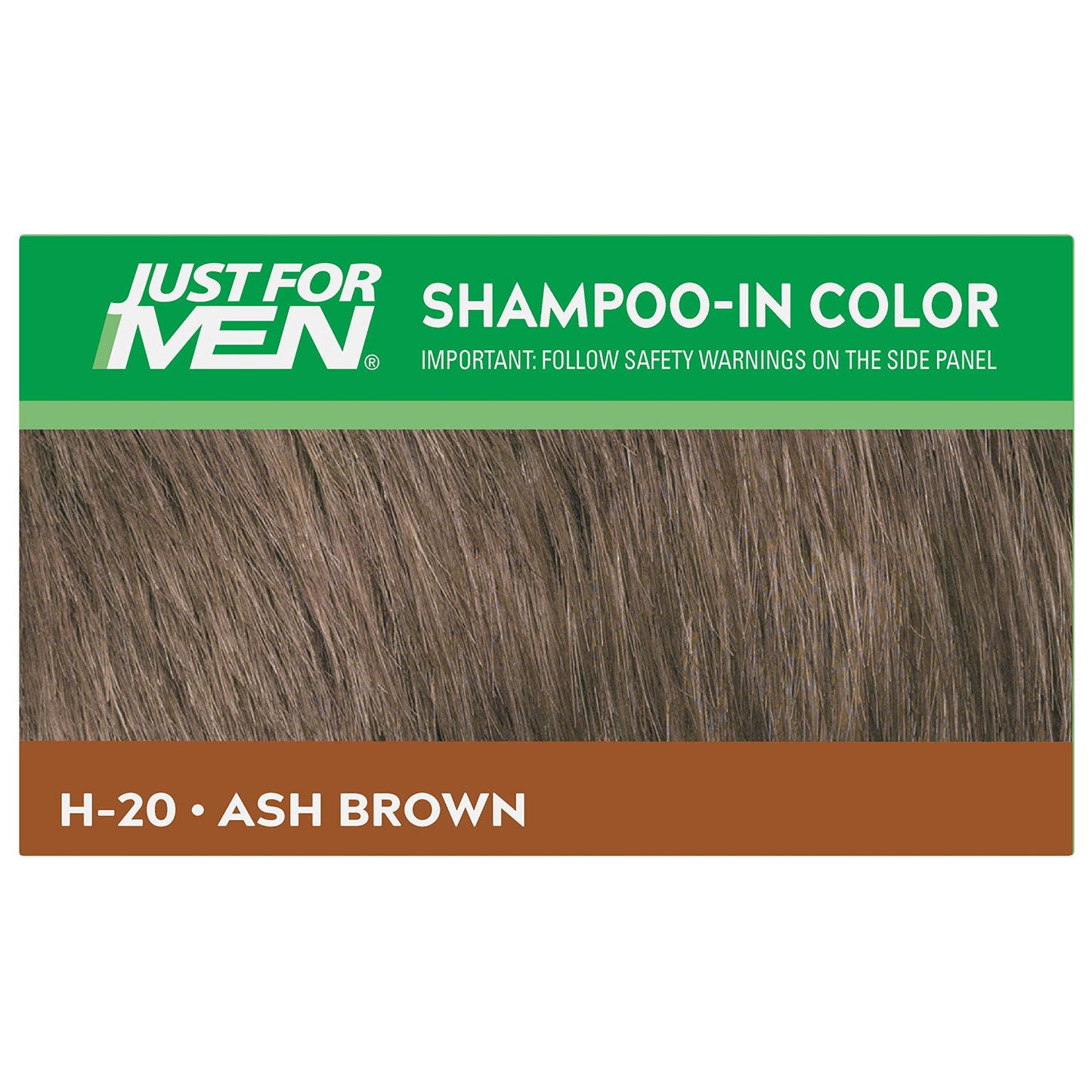 JUST FOR MEN Hair Color H-20 Ash Brown 1 Each (Pack of 12) Beauty & Personal Care Just for Men