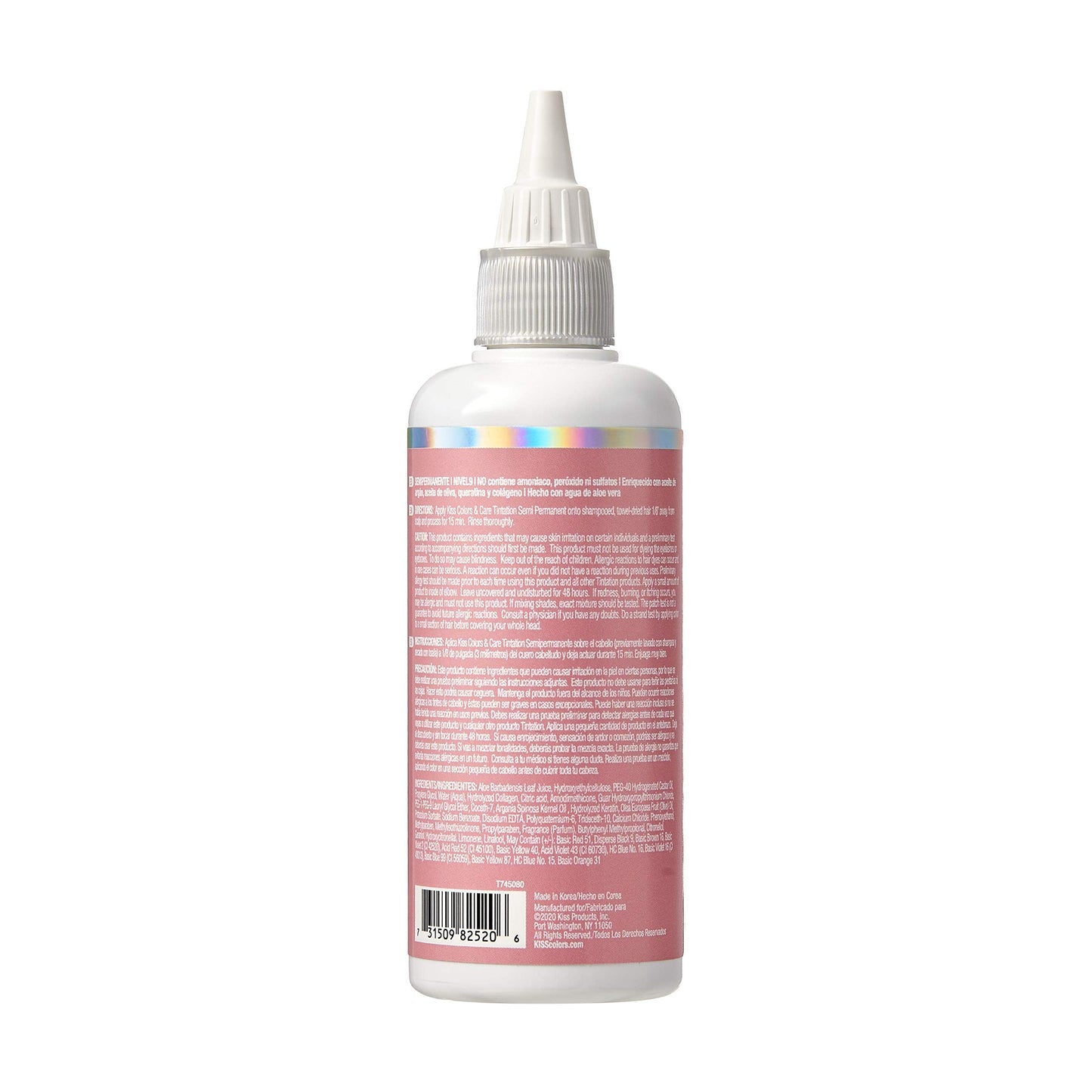 Red by Kiss Tintation Semi Permanent Hair Color, Aloe Vera Water Based, Argan Oil, Olive Oil, Collagen & Keratin, Long-Lasting Color Dye (Dusty Rose Beauty & Personal Care Red by Kiss