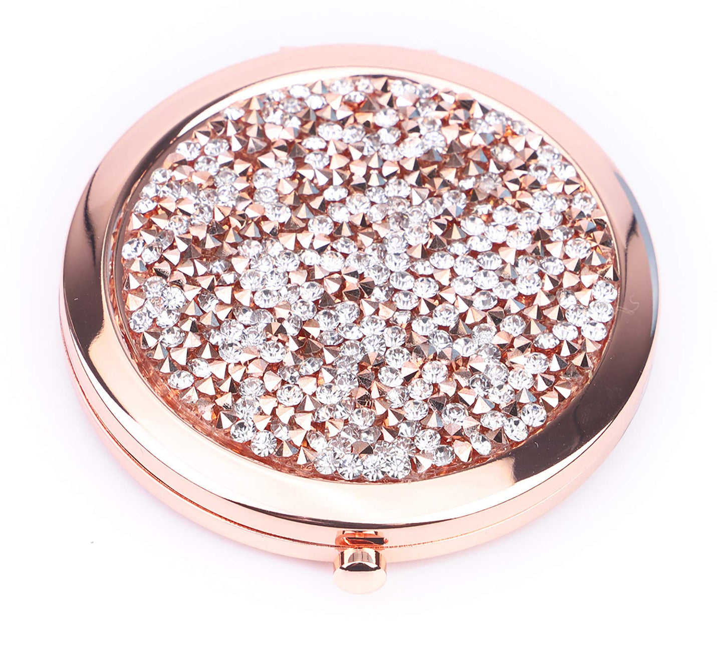 BangBangSing Magnifying Compact Cosmetic Mirror 2.75 Inch Round Handheld Travel Pocket Makeup Mirror Beauty & Personal Care BANGBANGSING