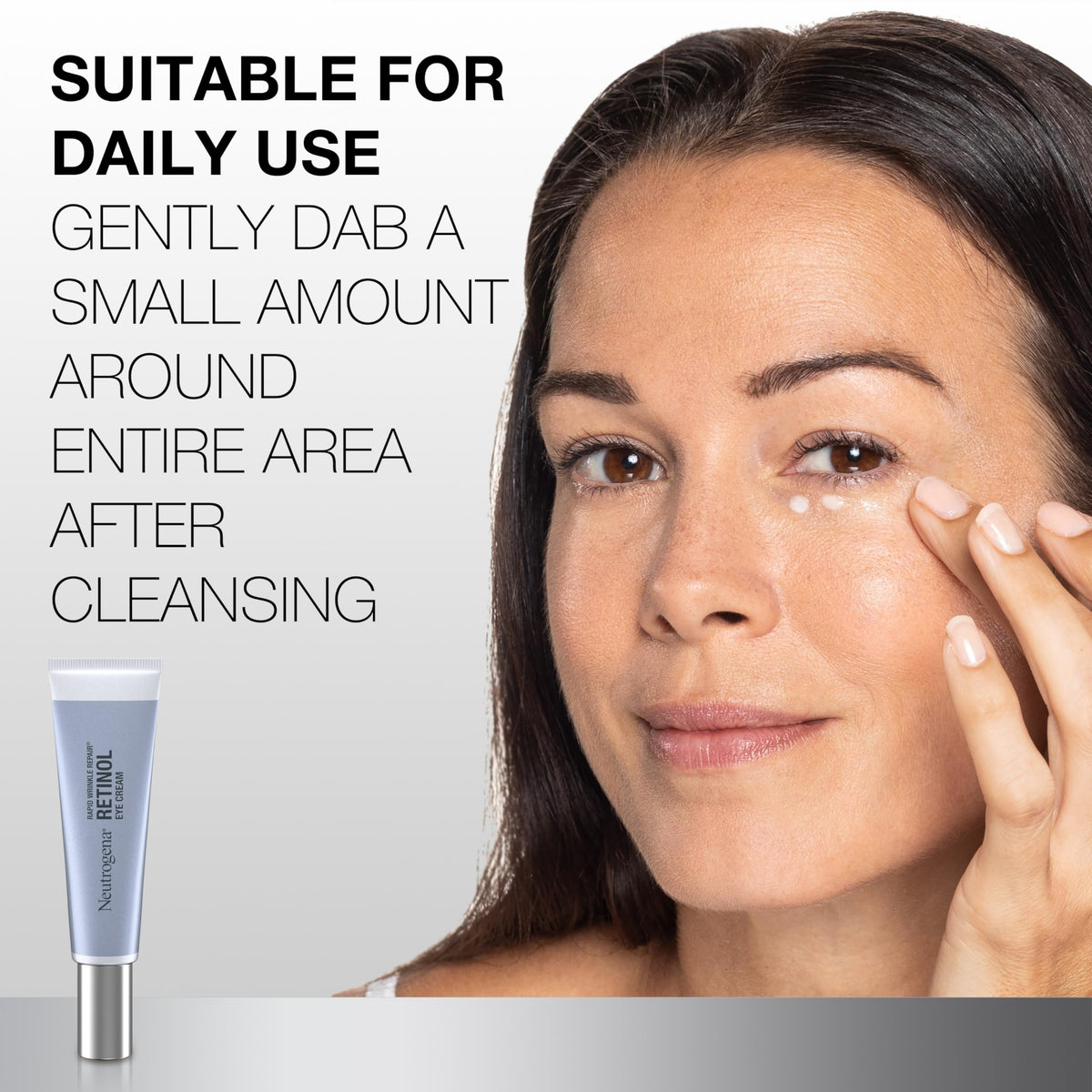Neutrogena Rapid Wrinkle Repair Retinol Eye Cream for Dark Circles, Daily Anti-Aging Under Eye Cream with Retinol & Hyaluronic Acid to Fight Fine Beauty & Personal Care Neutrogena