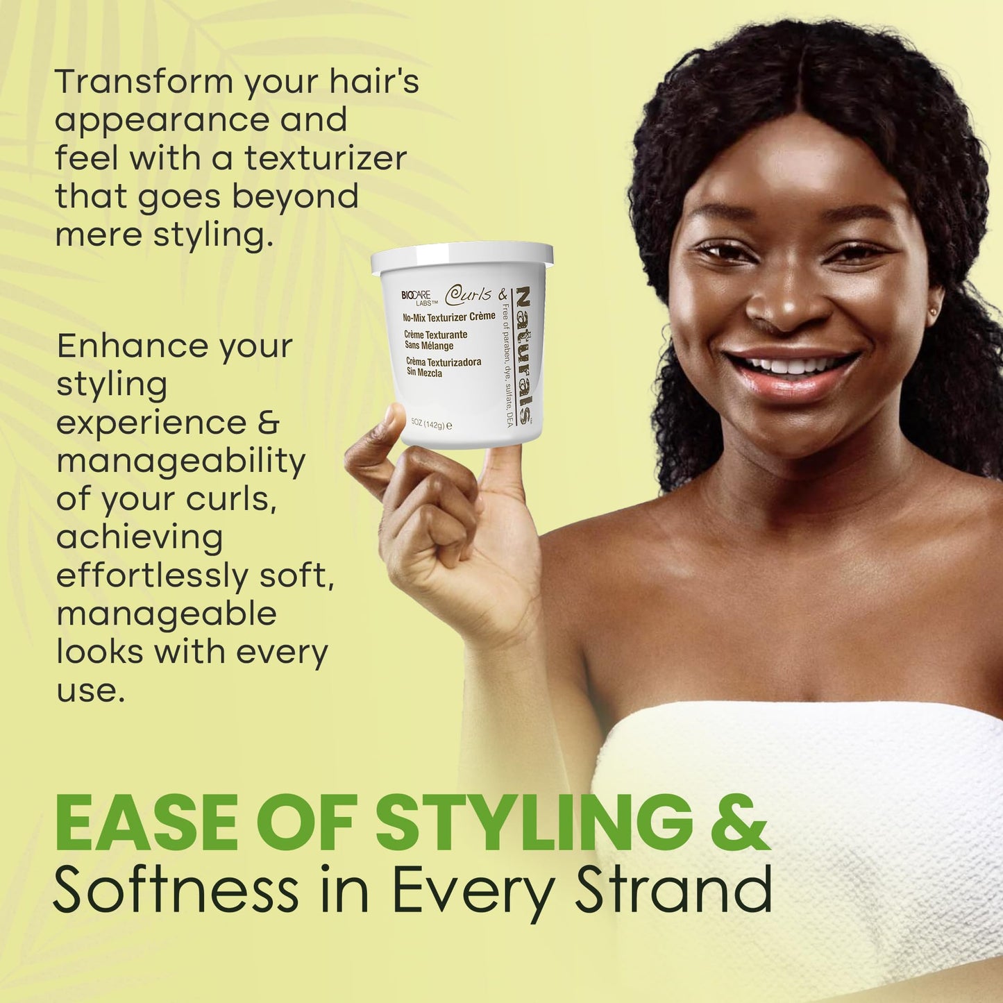 Curls & Naturals Texturizer Hair Softener with Moroccan Argan Oil Beauty & Personal Care Curls & Naturals
