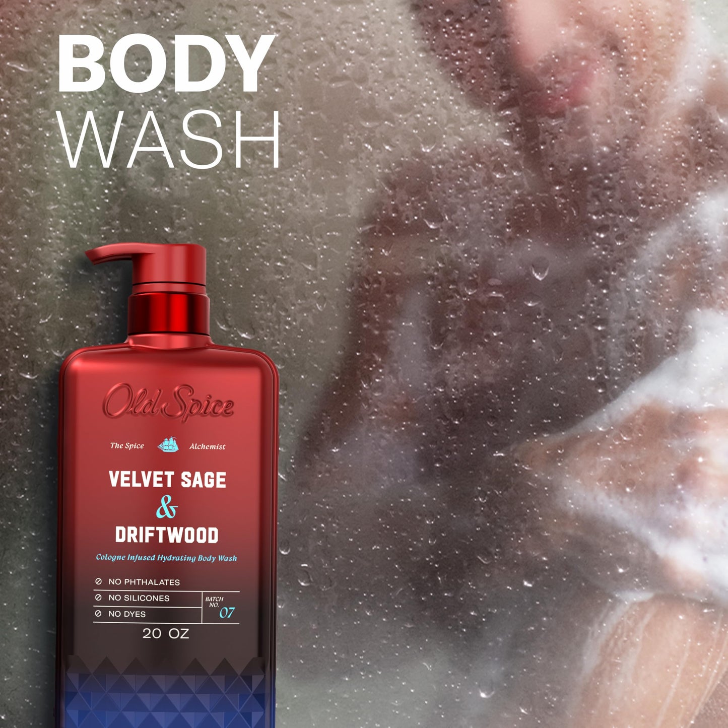 Old Spice Body Wash for Men, The Spice Alchemist Collection, 24/7 Cologne Infused Hydration, No Trade Off Formula, Free of Phthalates Silicones Beauty & Personal Care Old Spice