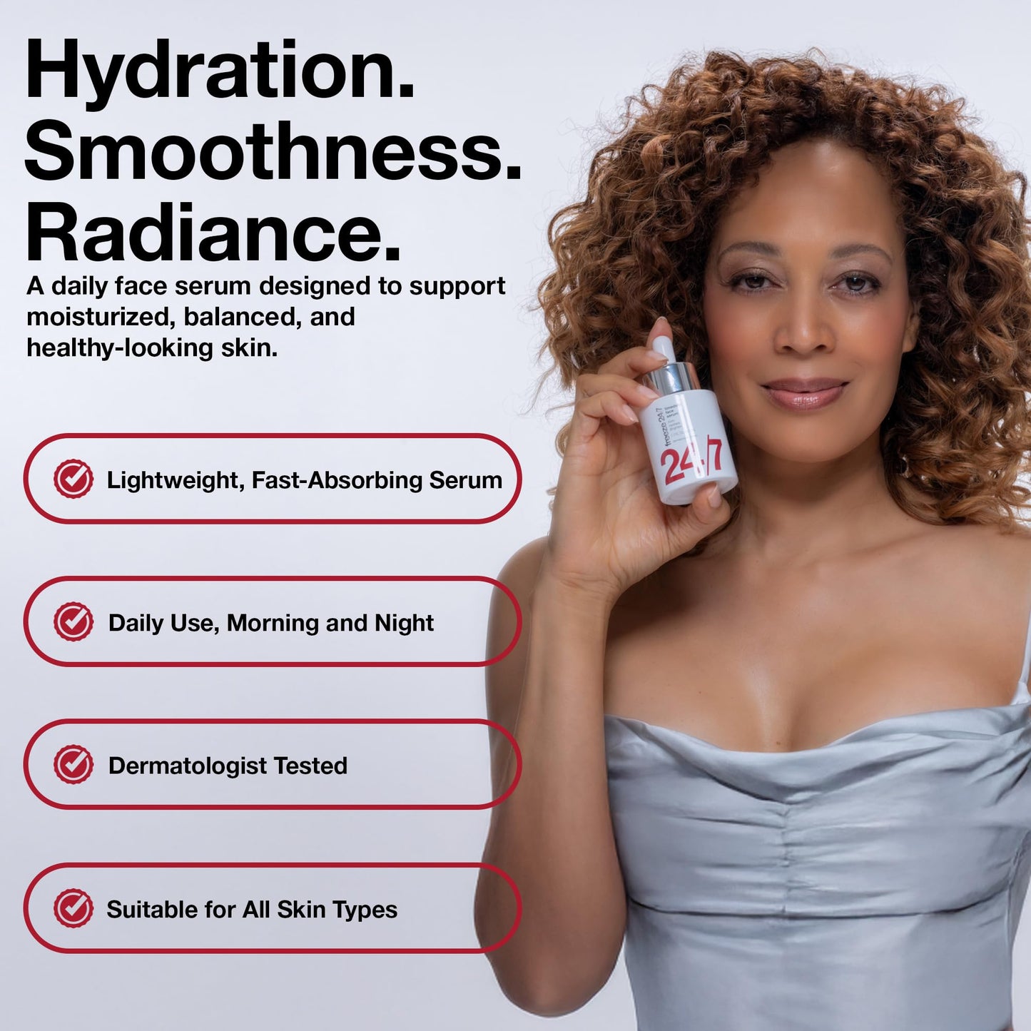 Freeze 24/7 TimeDefy Face Serum - Radiance Serum with Hyaluronic Acid, Red Algae, Vitamin B, Boosts Firmness & Glow, Lifts, Hydrates, Revitalizes Beauty & Personal Care FREEZE 24·7