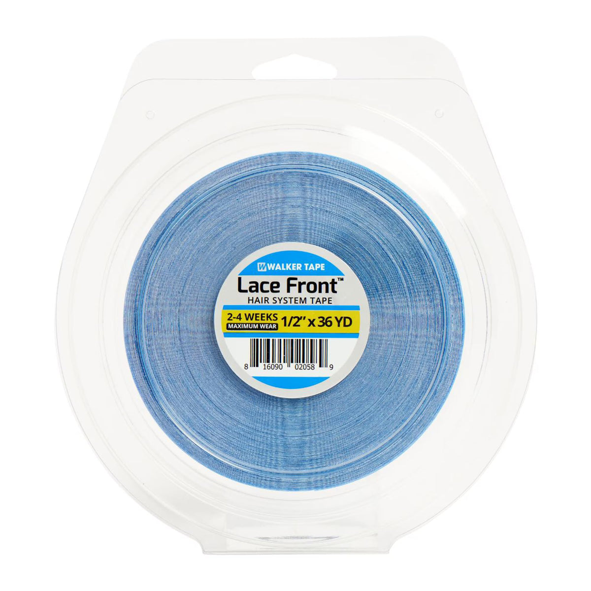 Walker Tape Lace Front Support Tape Roll 1/2" x 36 Yards, Double Sided Wig Tape for Lace Systems, Toupees, and Tape in Hair Extensions Human Hair,