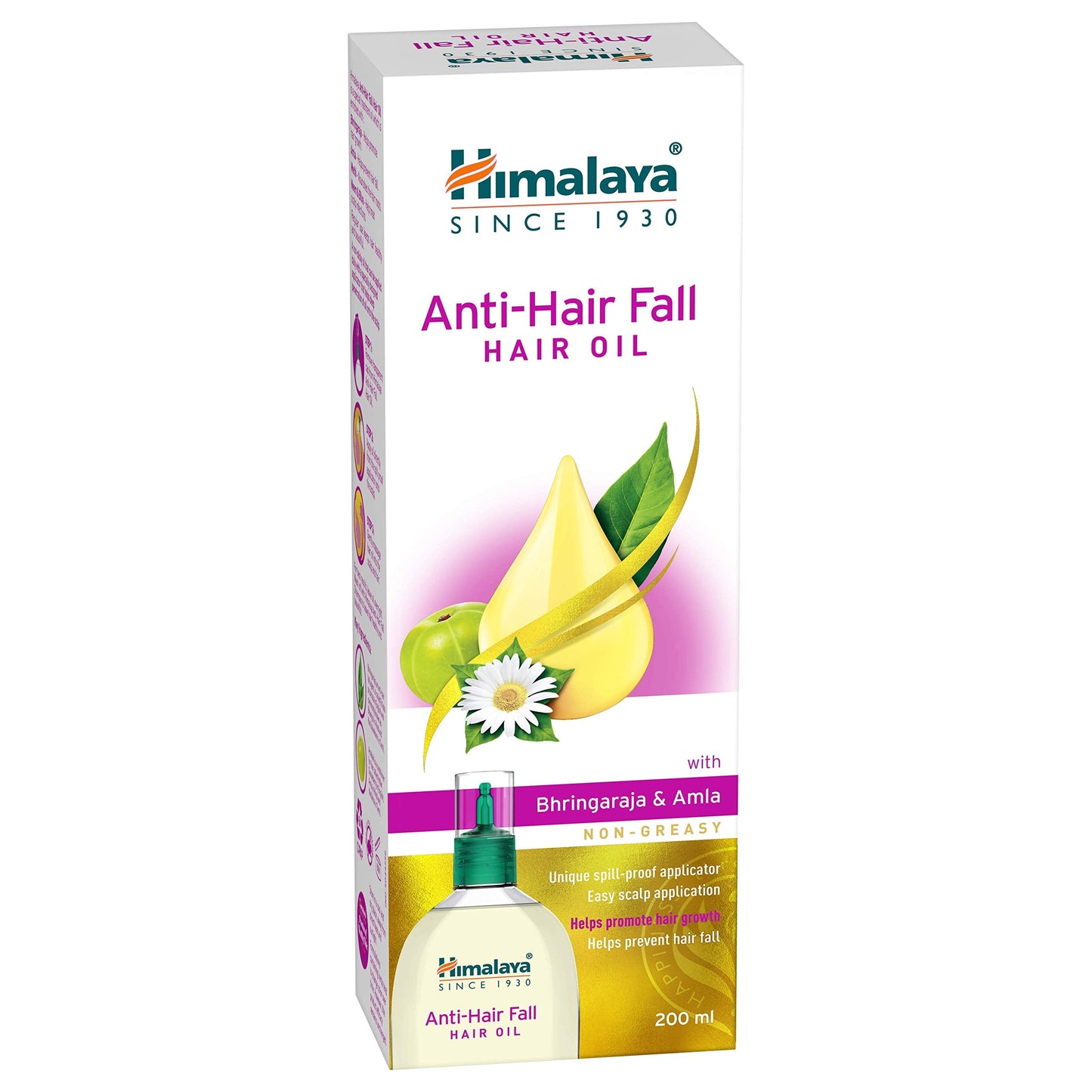 Himalaya Anti-Breakage Hair Oil with Thistle and Amla for Damaged Hair and Split Ends 6.76 oz (200 ml) 2 PACK Beauty & Personal Care Himalaya