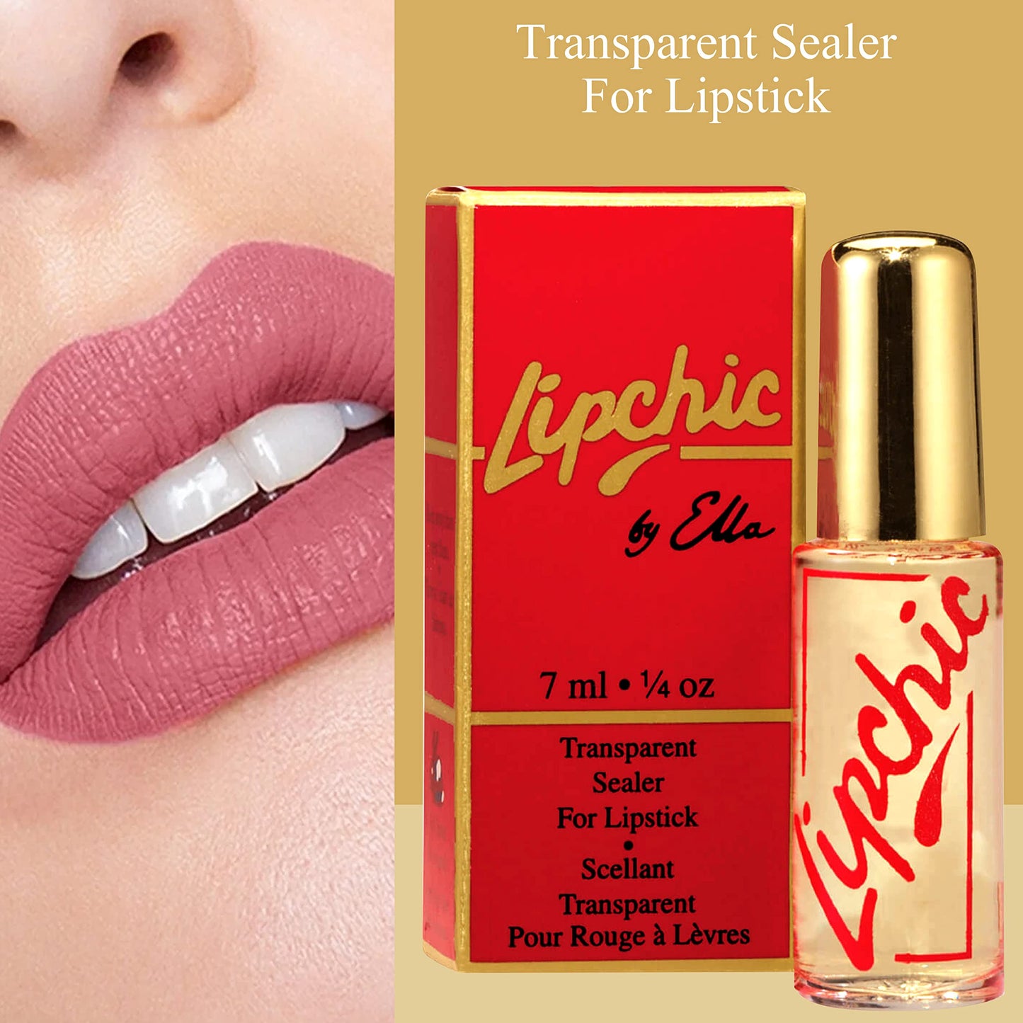 Ella International Lip Chic All Day Lipstick Sealer - 0.25 ounces Beauty & Personal Care Lip Chic By Ella