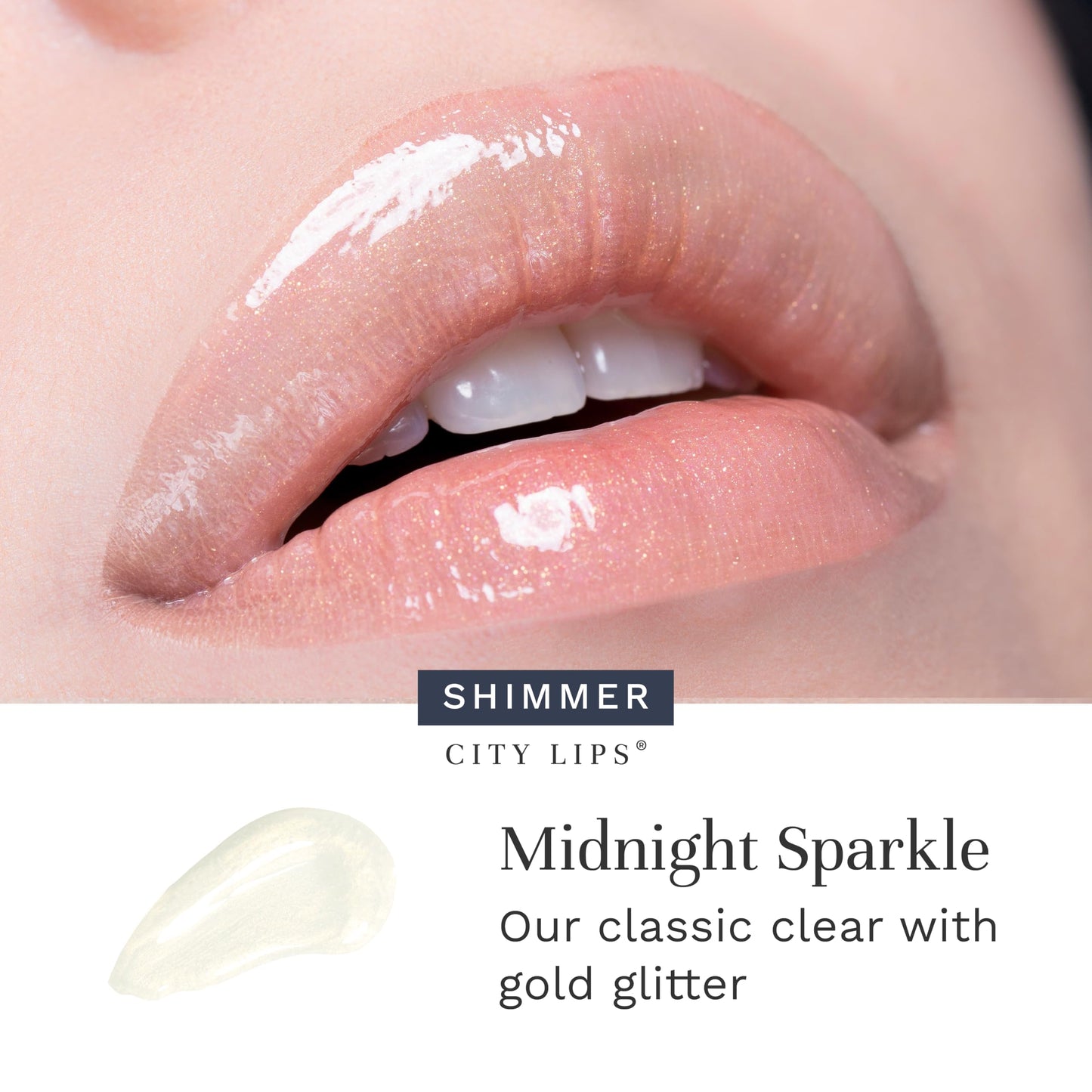 City Beauty City Lips Plumping Lip Gloss Midnight Sparkle - High-Shine Gloss for Fuller, Younger-Looking Lips | Hydrating & Smoothing Lip Treatment Beauty and Personal Care City Beauty