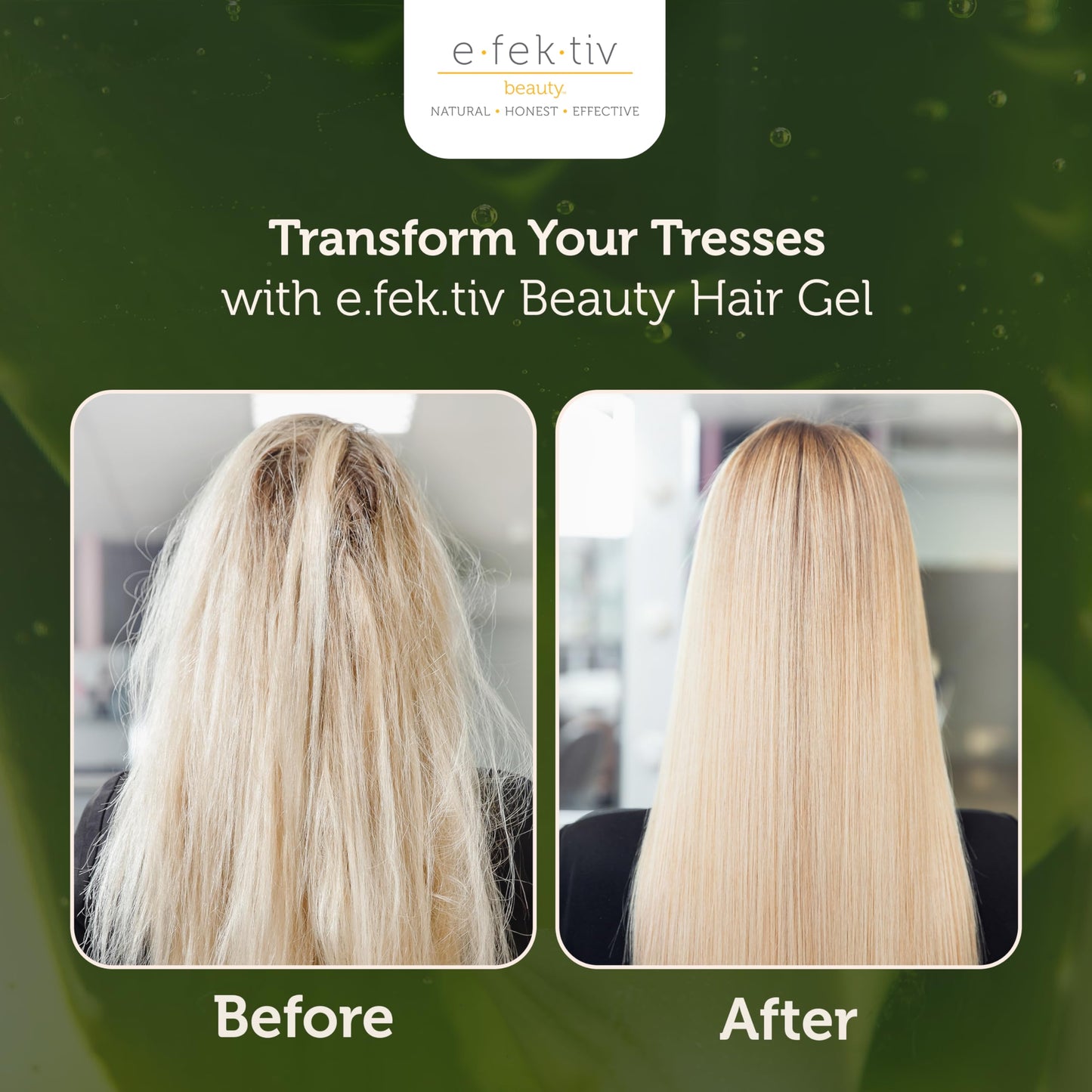 e.fek.tiv beauty Aloe Plus Lavender Hair Straightening Gel - Flexible, Natural Hold - Protective Plant Based - Smooth Infusion - Travel Size Hair Gel Beauty & Personal Care e.fek.tiv beauty