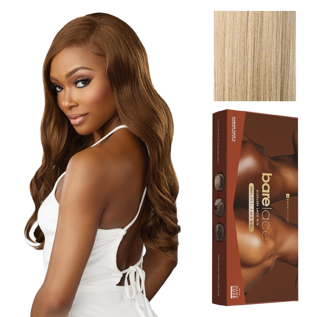 Sensationnel Bare Lace FullLaceWig-Unit 2, BEIGEBLONDE