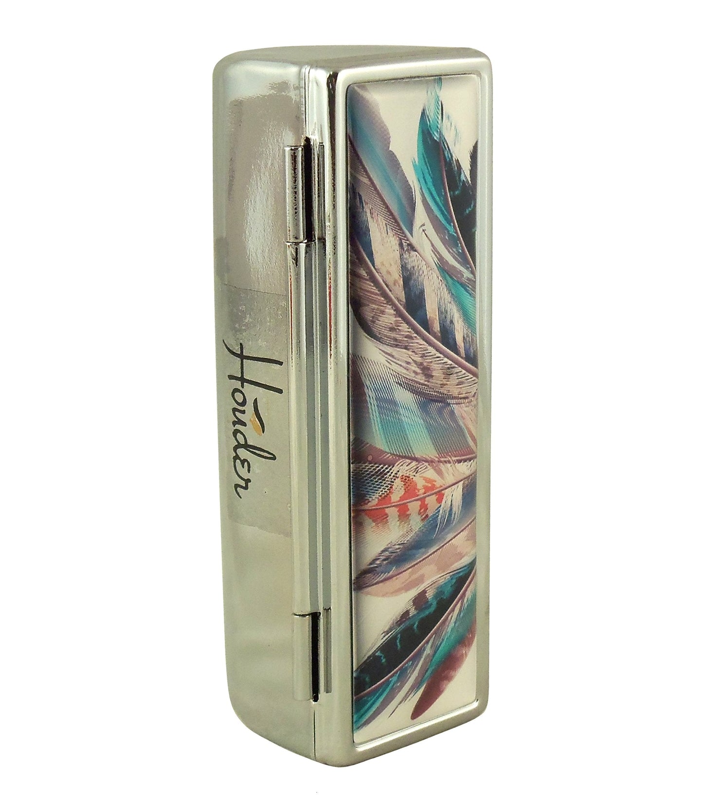 Houder Designer Lipstick Case with Mirror for Purse - Decorative Lipstick Holder with Gift Box - Velvet Lined - Protect Your Lipsticks in Style Beauty & Personal Care Houder