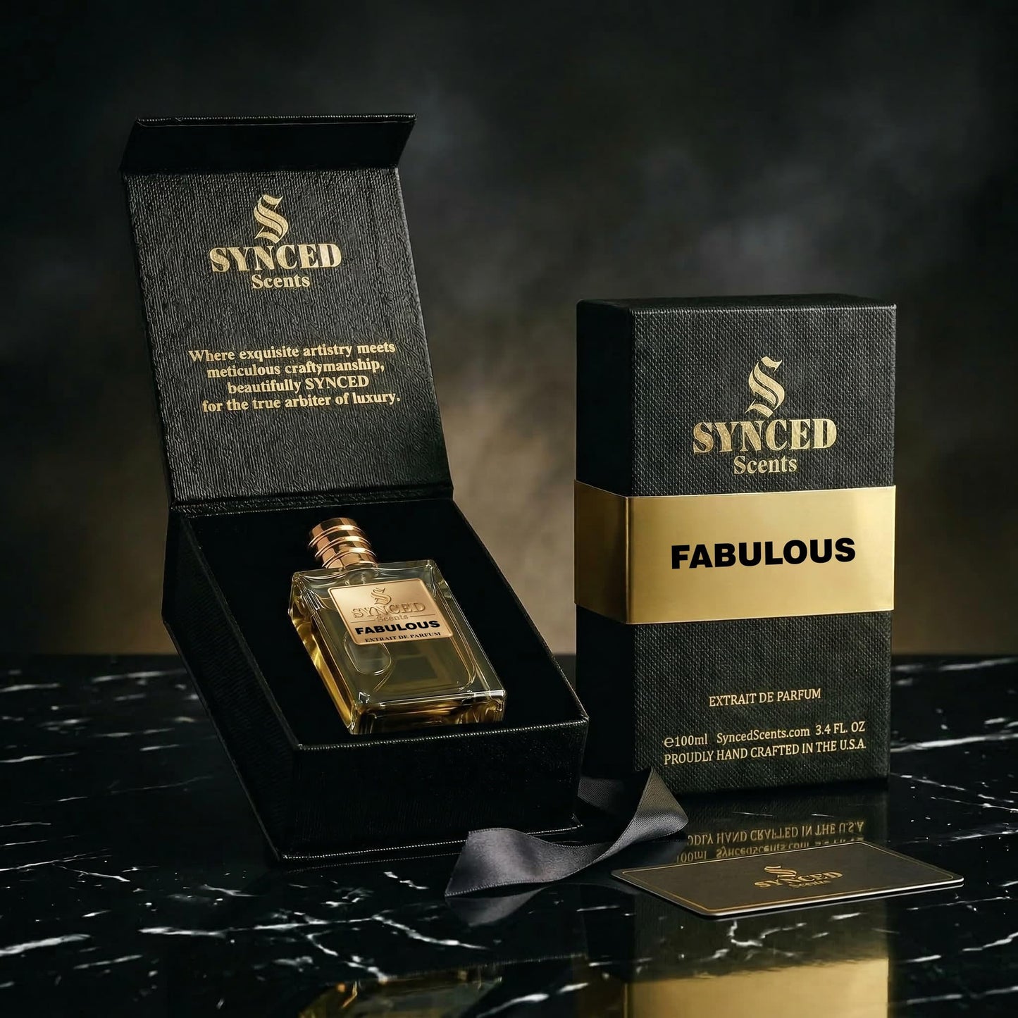 SYNCED Scents FABULOUS Inspired by F. Fabulous Perfume for Men and Women - Long Lasting Leather Woody Fragrance - Intense Bold Warm Spicy Lavender Beauty & Personal Care SYNCED Scents