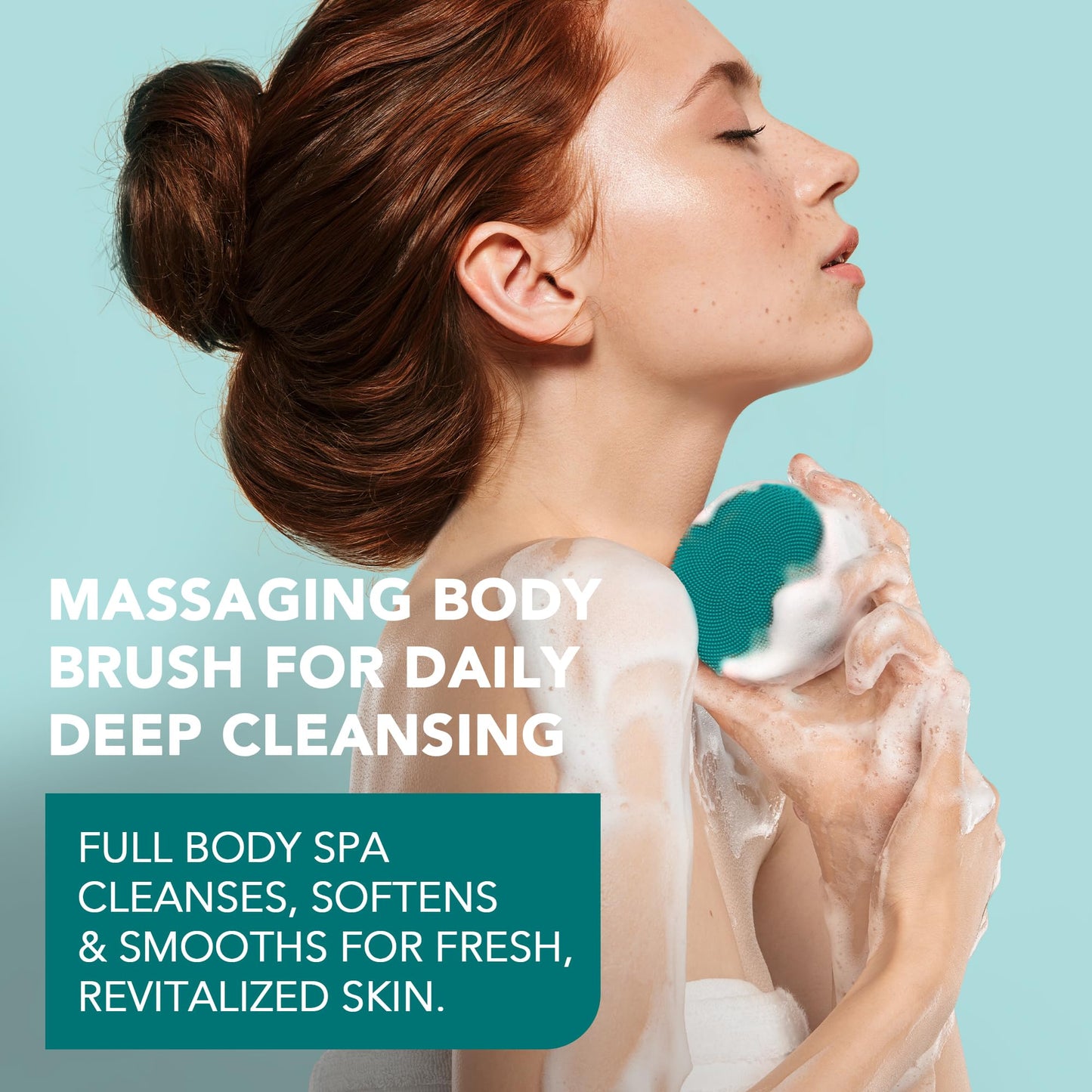 FOREO LUNA 4 body- Body Brush- Whole Body Skin Care- Exfoliating Body Scrubber- Enhances Absorption of Lotion Actives- Premium Lymphatic Drainage Beauty and Personal Care FOREO