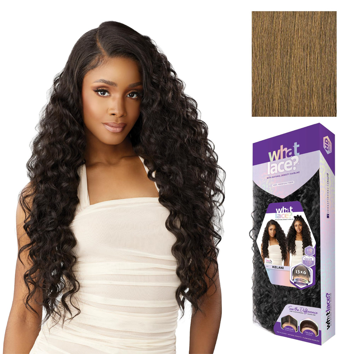 Sensationnel What Lace 13x6 Wig-Kelani, MOCHABROWN