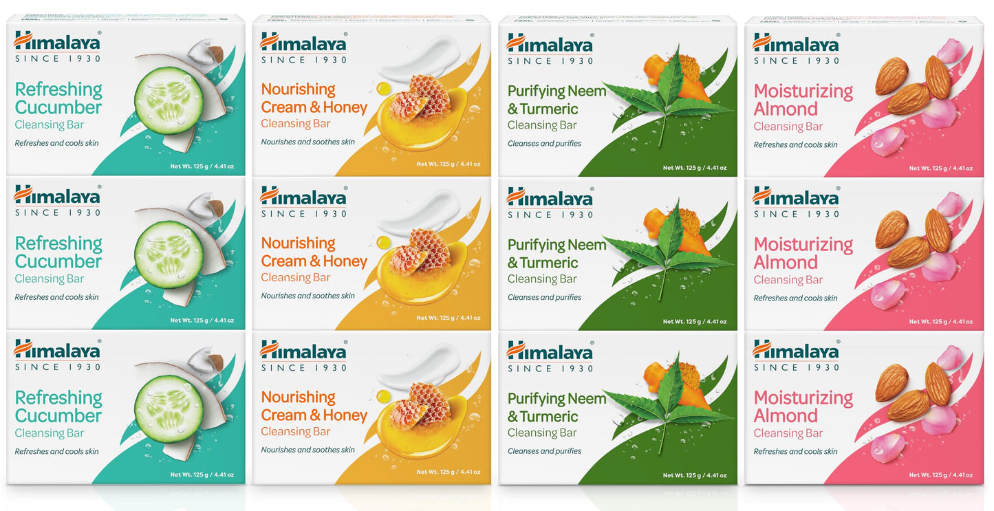 Himalaya Cleansing Bar Soap, Soap Bars for Face and Body, Face Soap Bar, Face Wash Bar, Body Soap Bars, Bath Soaps, Soft Skin, Moisturize Skin Beauty and Personal Care Himalaya Default Title
