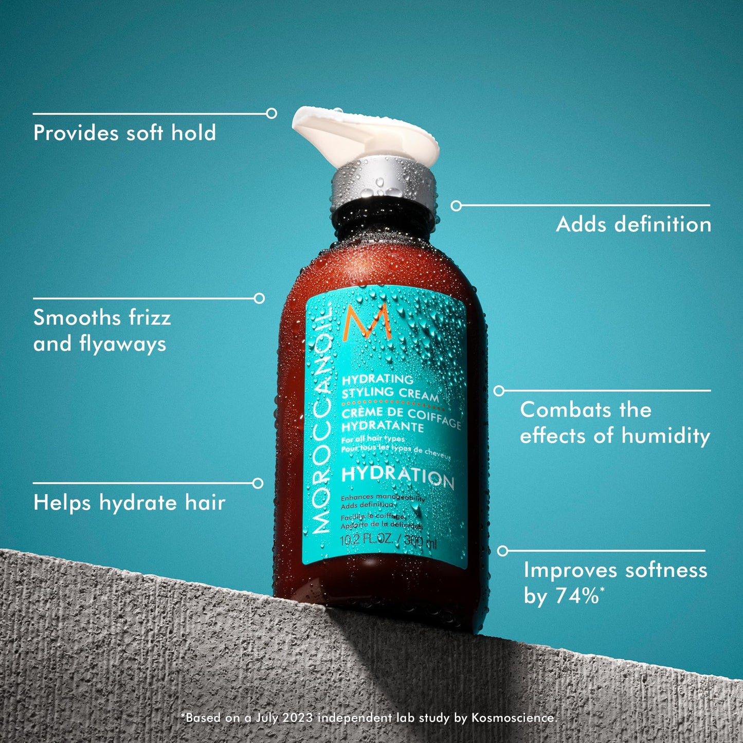 Moroccanoil Hydrating Styling Cream, 10.2 Fl. Oz. Beauty & Personal Care Moroccanoil