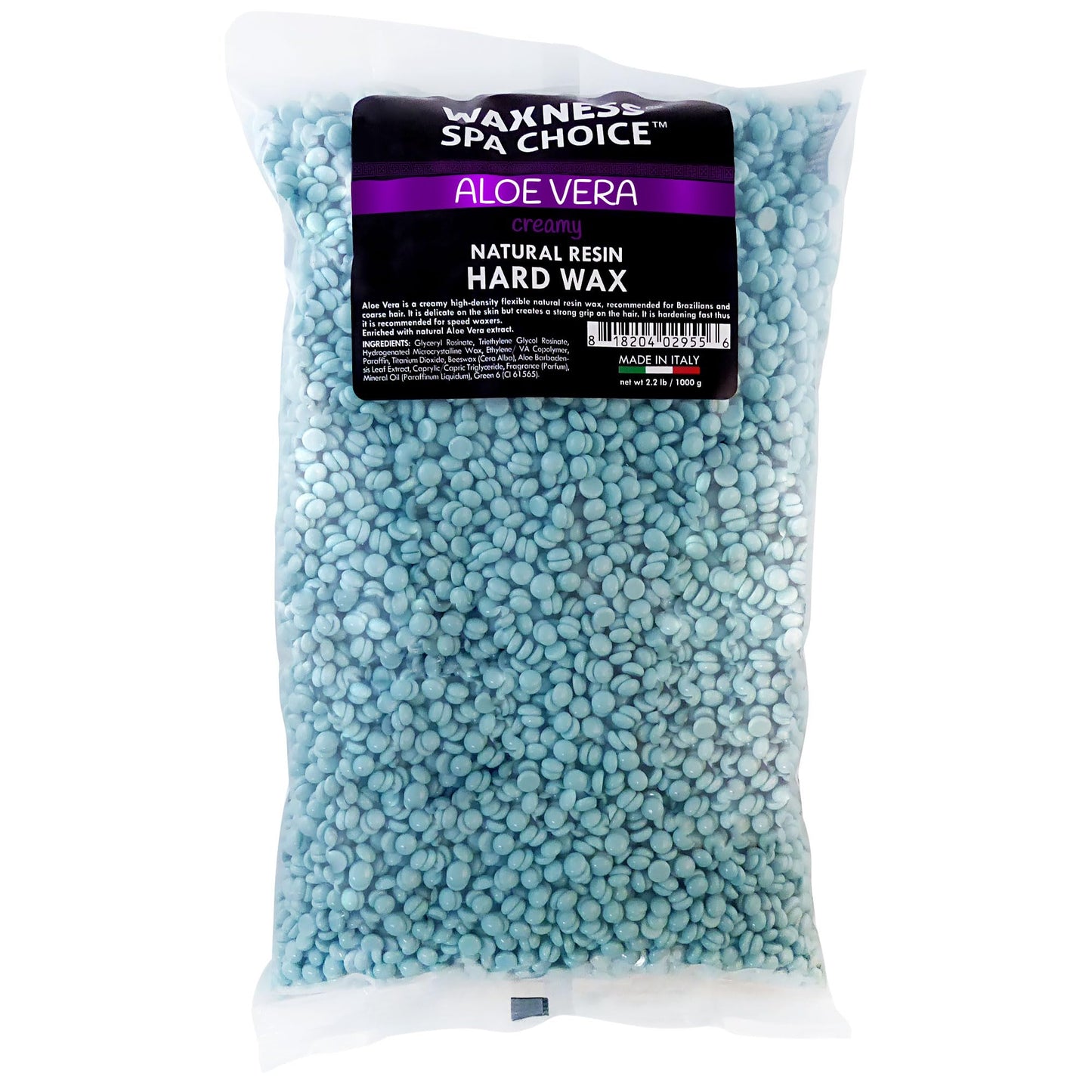 Waxness Spa Choice Aloe Vera Hard Wax 2.2 lb Pack of 12 Beauty and Personal Care Waxness